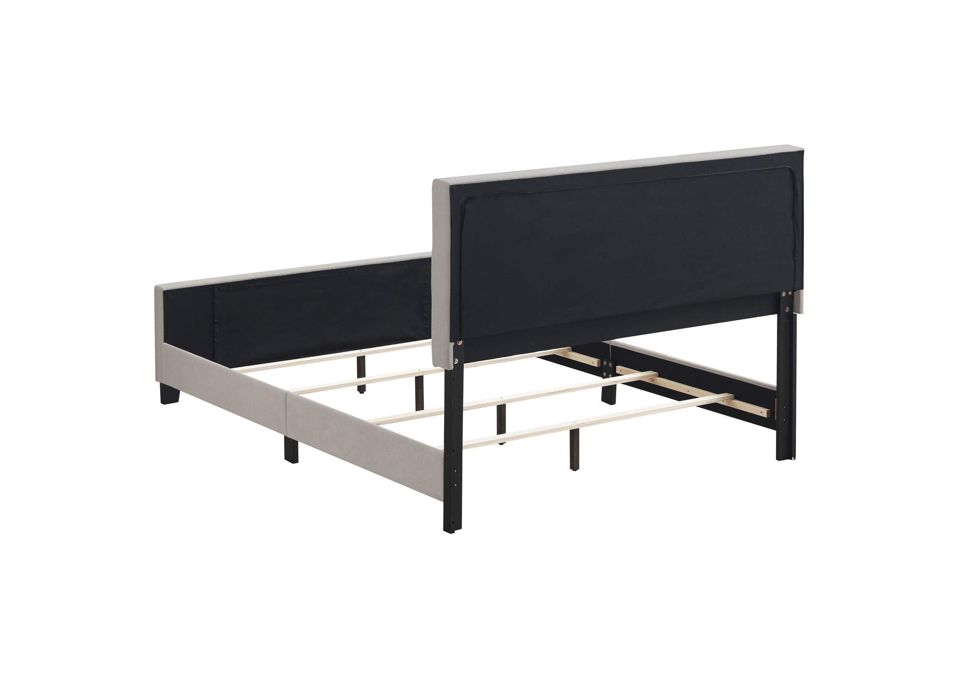 Fairfield Queen Upholstered Panel Bed Beige,Coaster Furniture