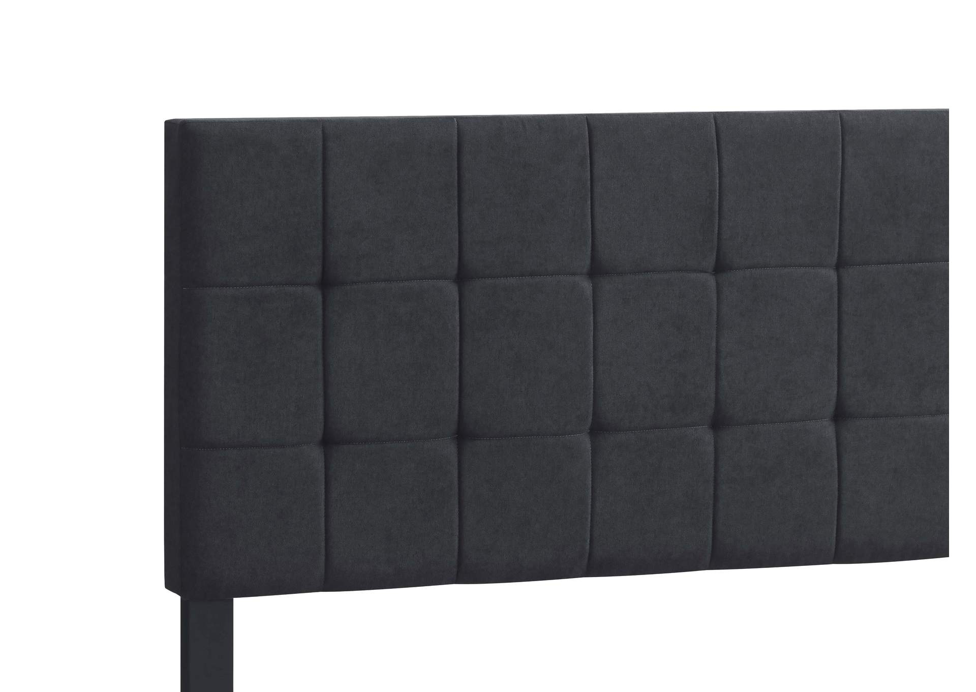 Fairfield Queen Upholstered Panel Bed Dark Grey,Coaster Furniture