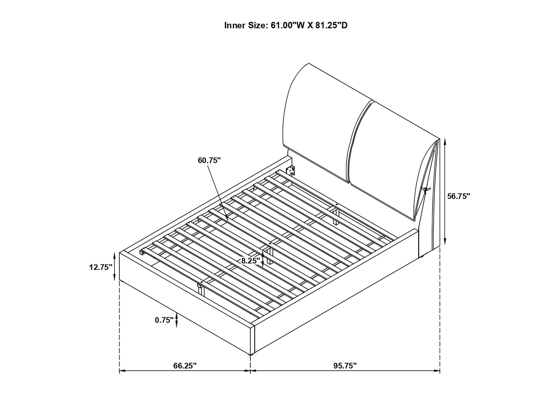 QUEEN BED,Coaster Furniture