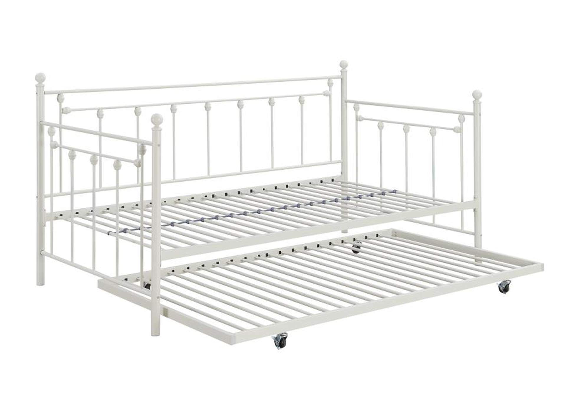 Nocus Spindle Metal Twin Daybed With Trundle,Coaster Furniture