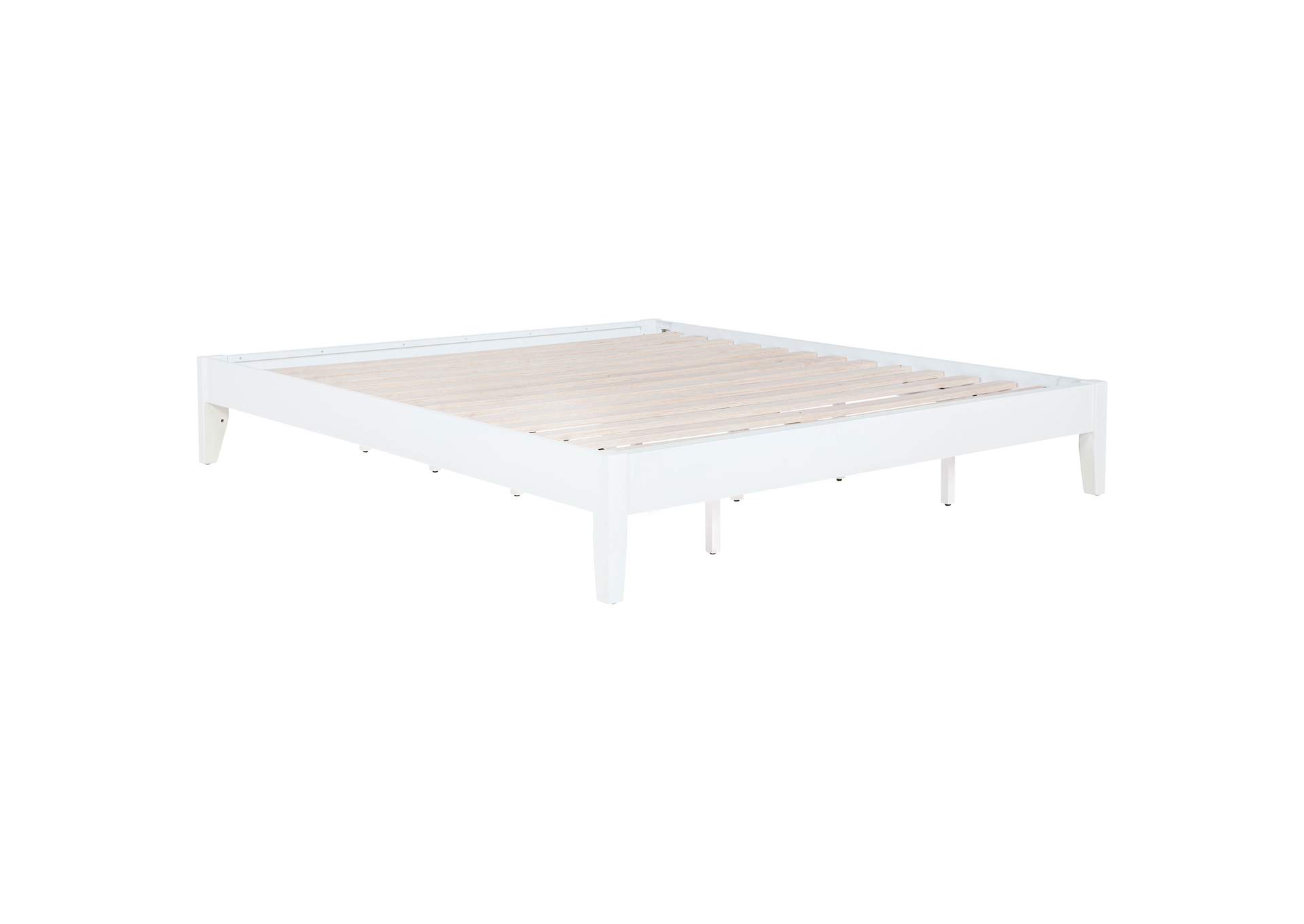 Hounslow Platform California King Bed White,Coaster Furniture