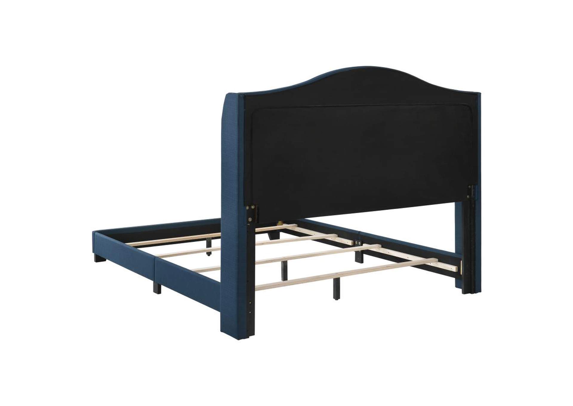 Sonoma Full Camel Headboard Bed With Nailhead Trim Blue,Coaster Furniture