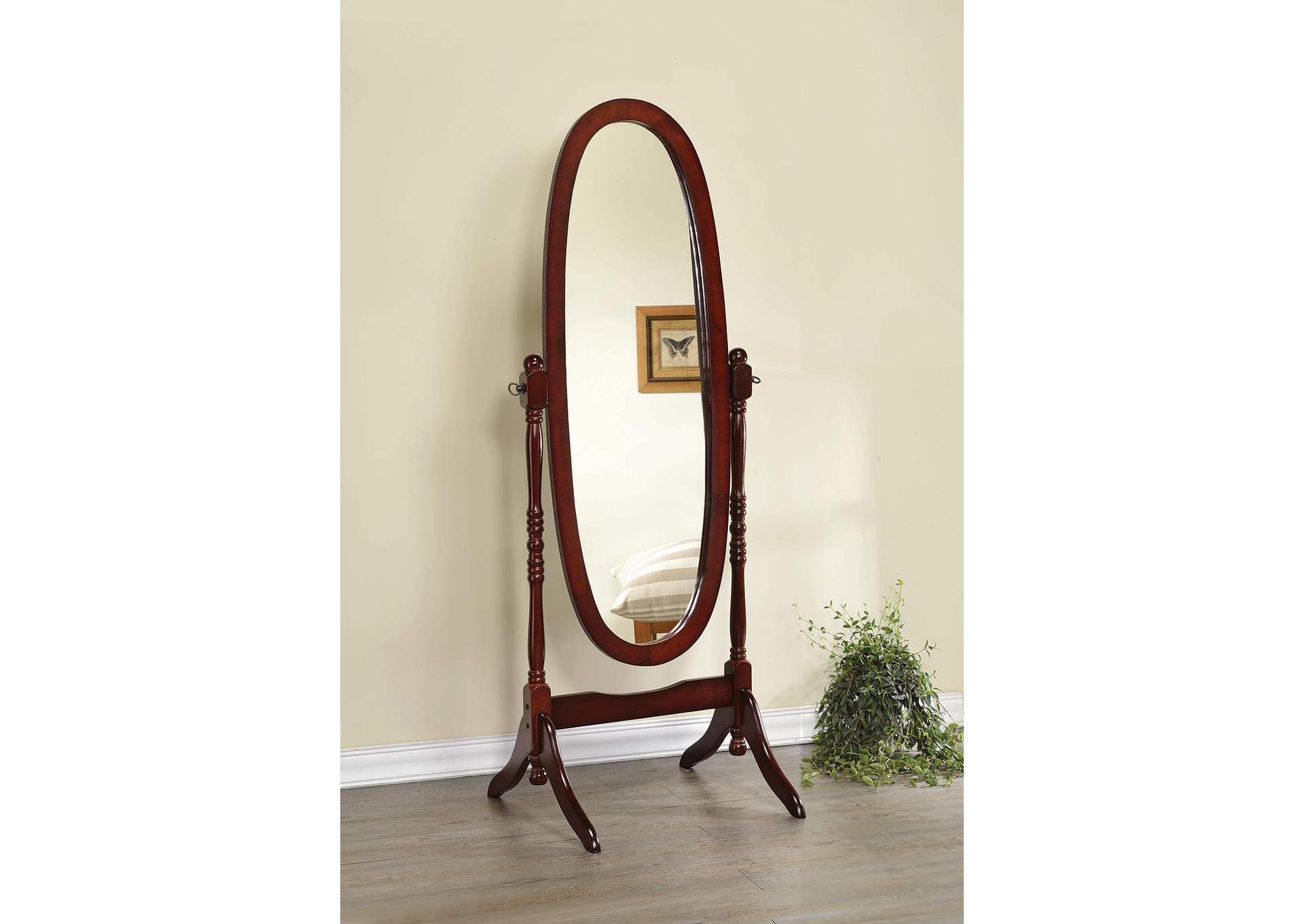Warm Brown Floor Mirror,Coaster Furniture