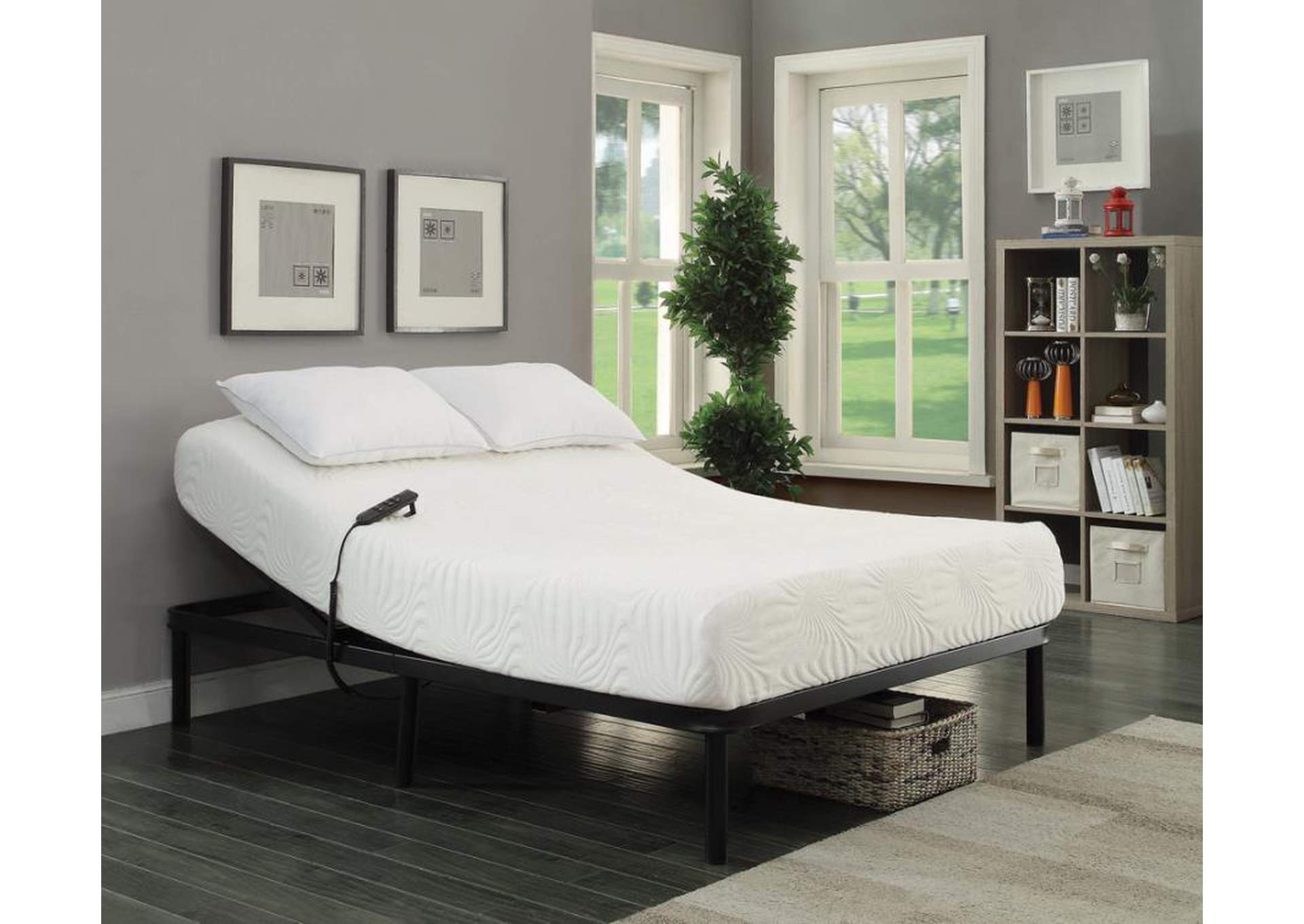 Stanhope Full Adjustable Bed Base Black,Coaster Furniture