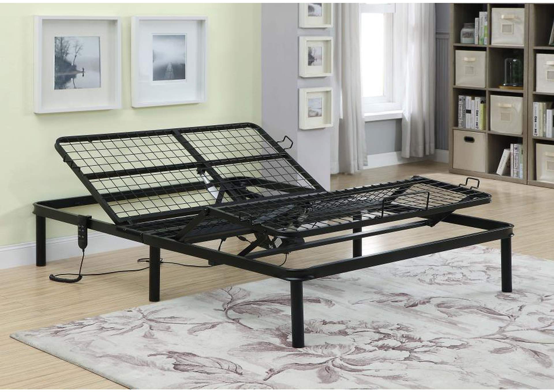 Stanhope Queen Adjustable Bed Base Black,Coaster Furniture