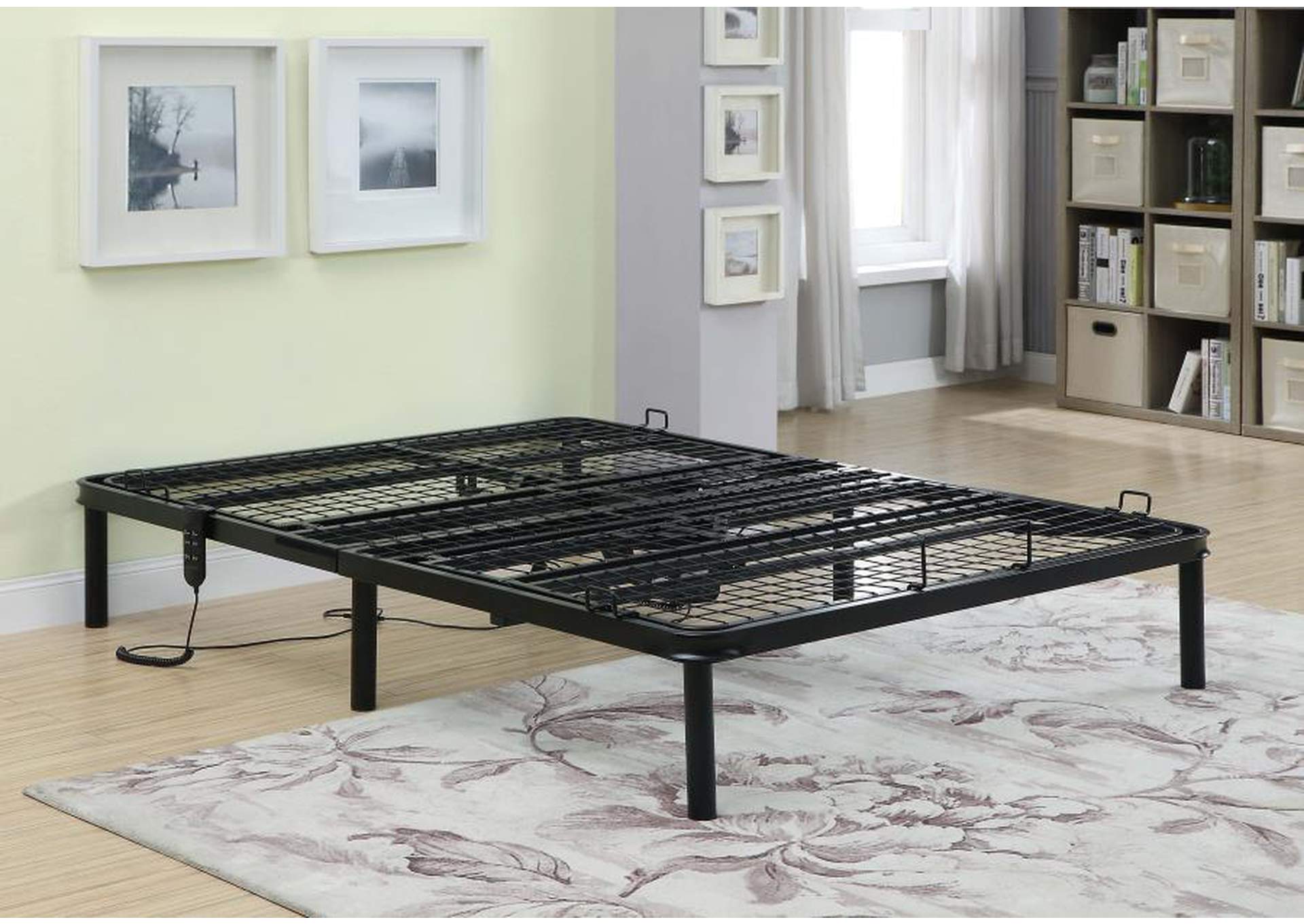 Stanhope Queen Adjustable Bed Base Black,Coaster Furniture
