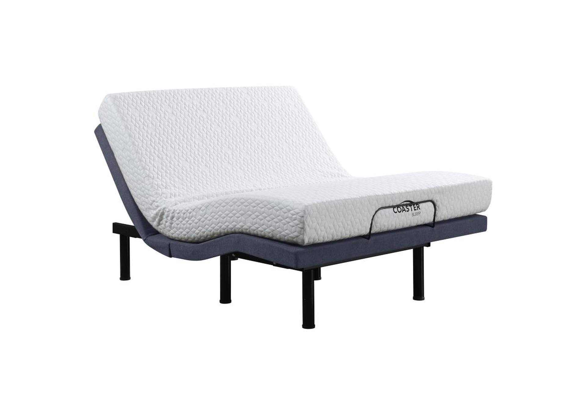 Clara Full Adjustable Bed Base Grey And Black,Coaster Furniture