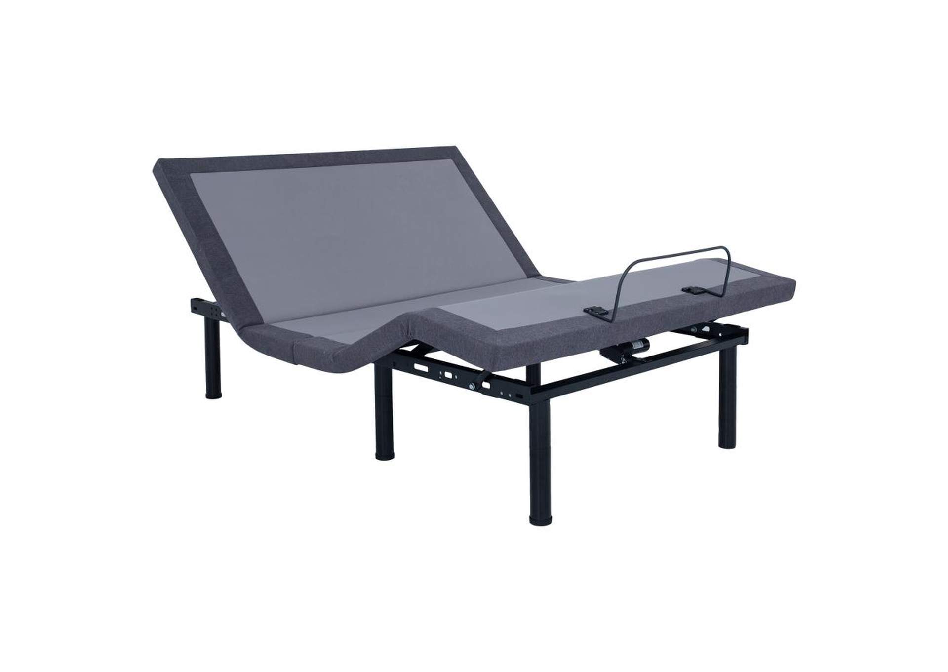 Clara Queen Adjustable Bed Base Grey And Black,Coaster Furniture