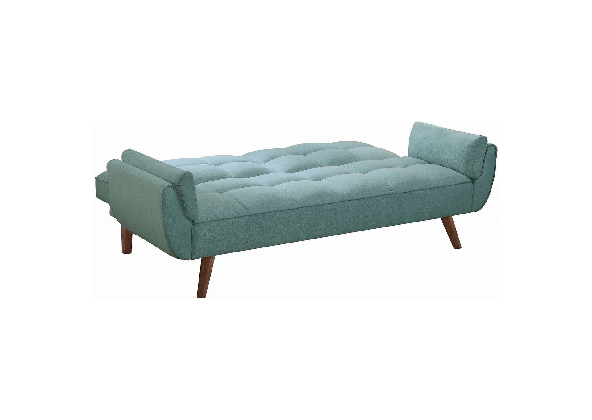 Caufield Biscuit-tufted Sofa Bed Turquoise Blue,Coaster Furniture