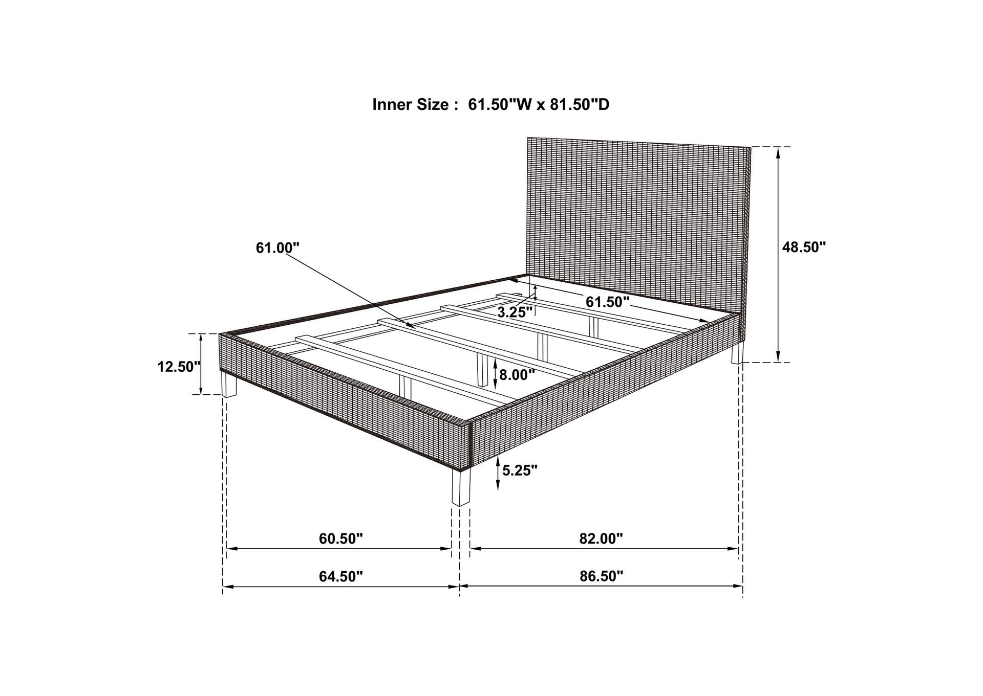 QUEEN BED,Coaster Furniture