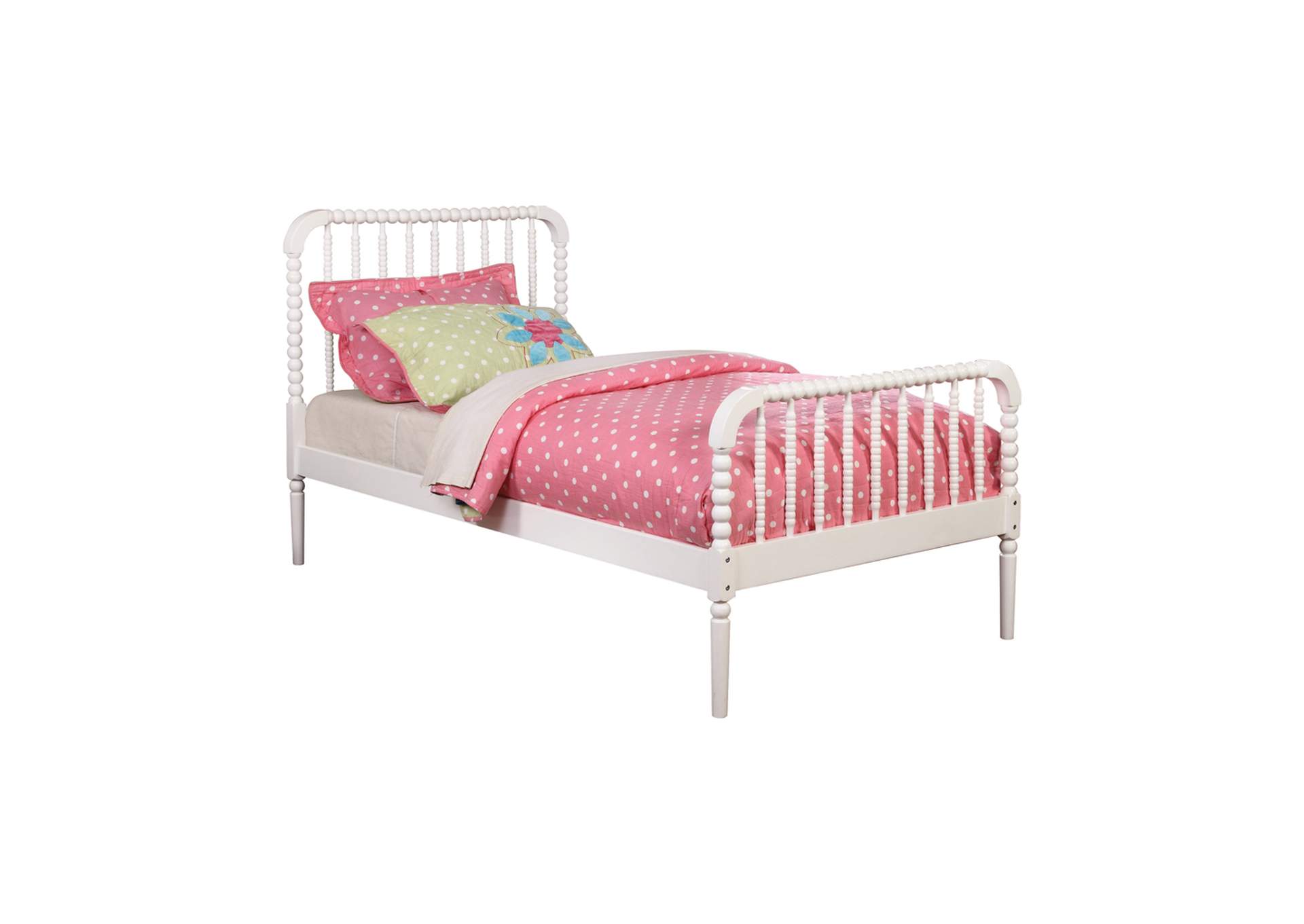 Jones Twin Bed White,Coaster Furniture