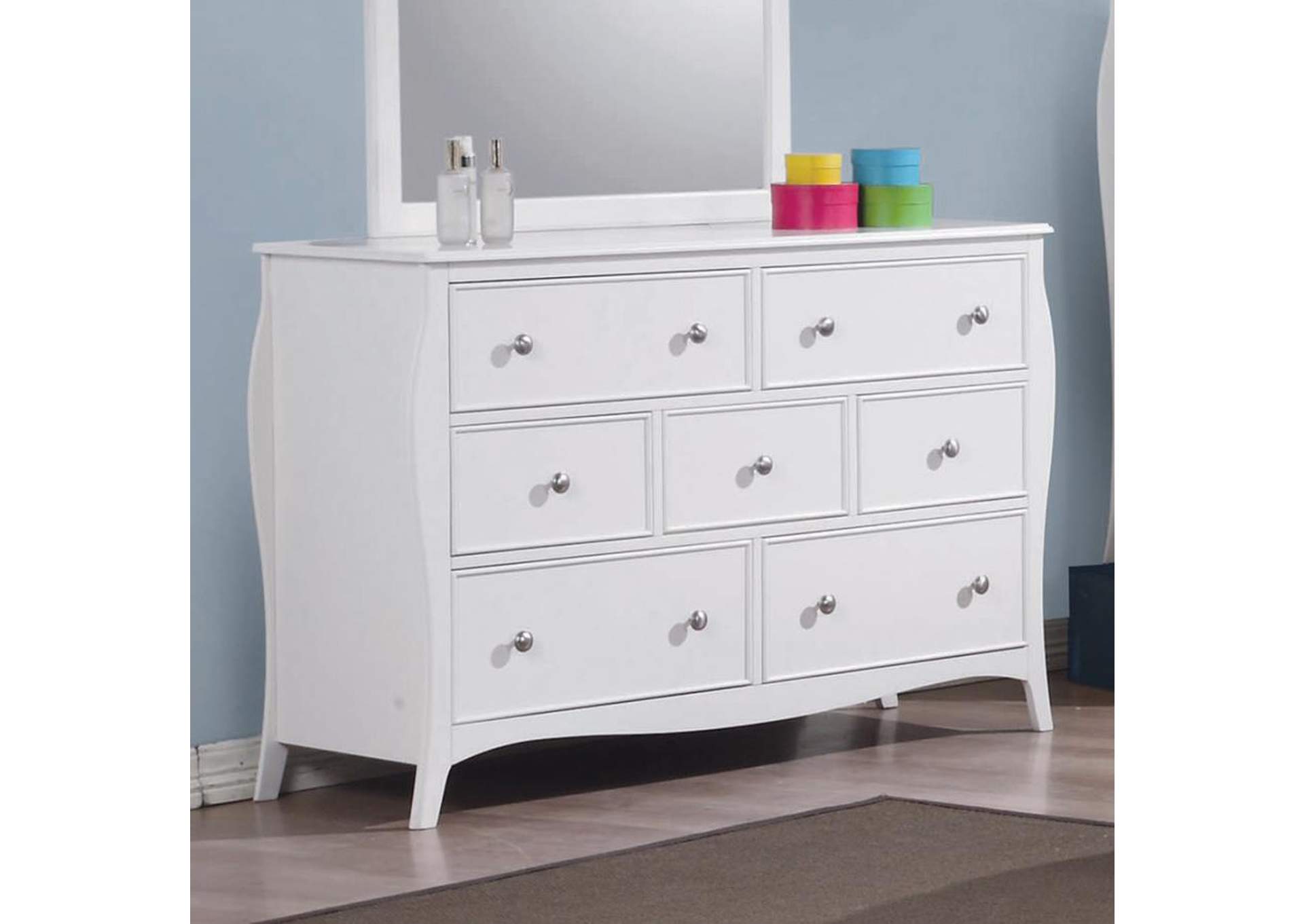 Dominique 7 - drawer Dresser White,Coaster Furniture