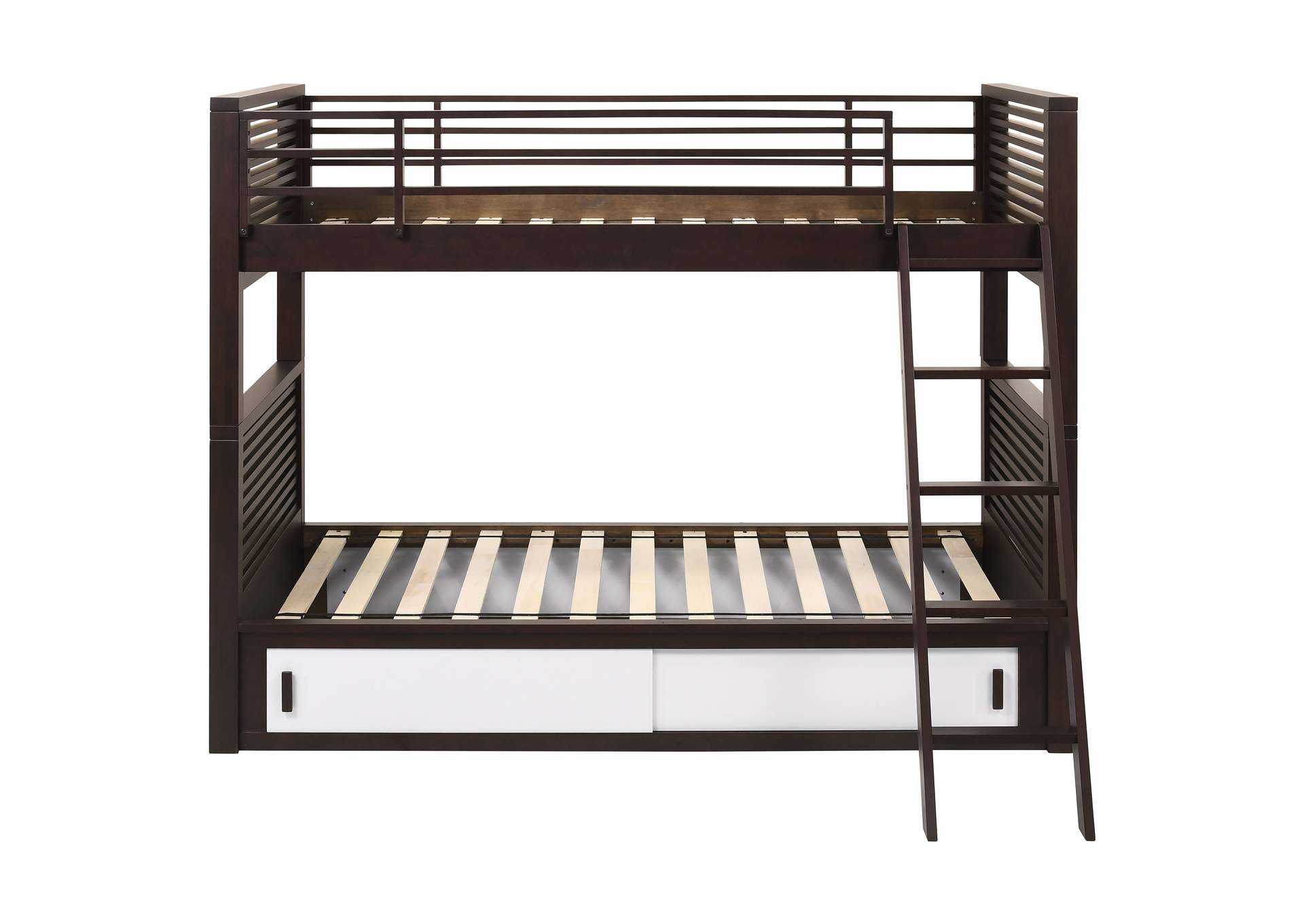 Oliver Twin over Twin Bunk Bed Java,Coaster Furniture