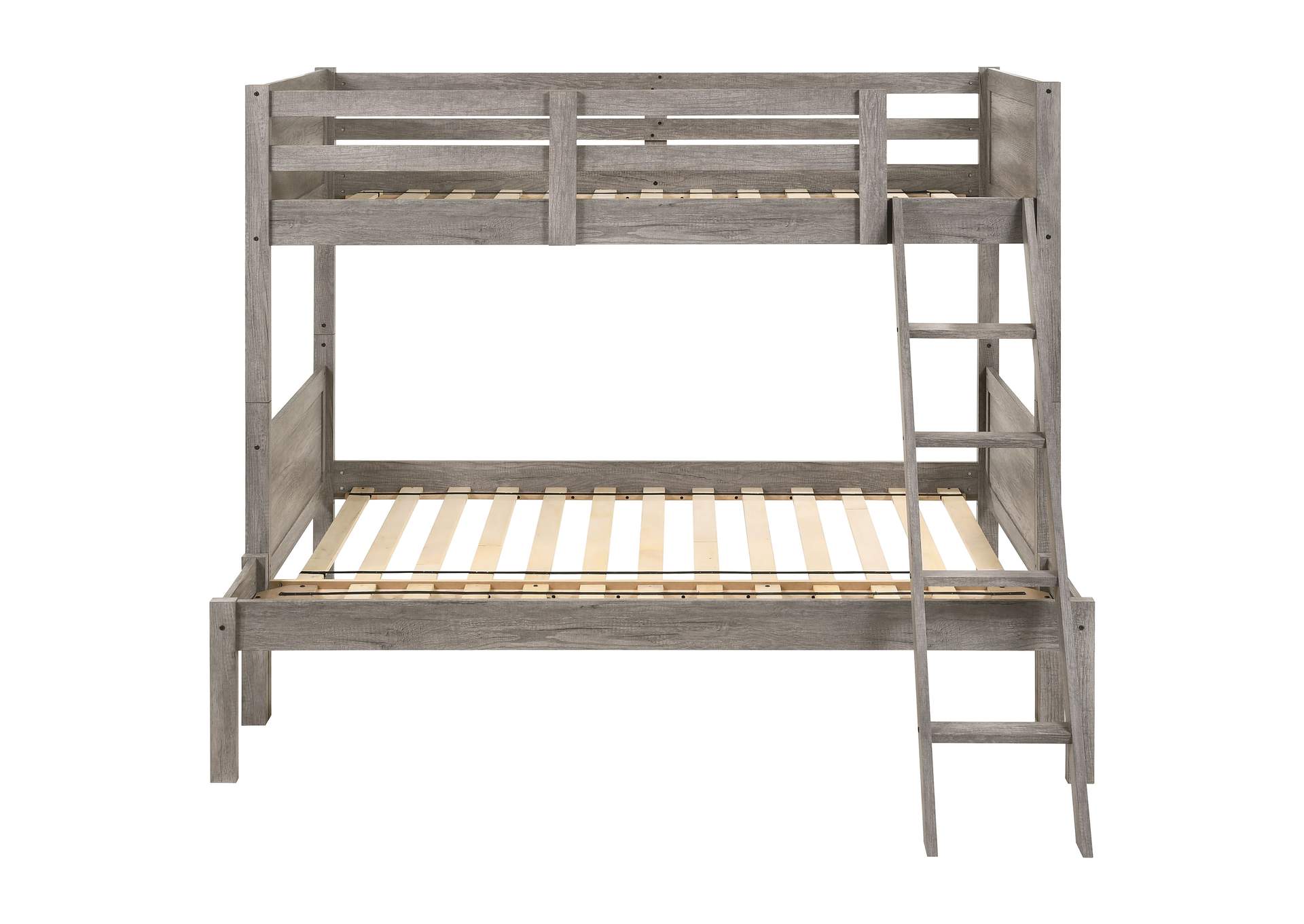 Ryder Twin over Full Bunk Bed Weathered Taupe,Coaster Furniture