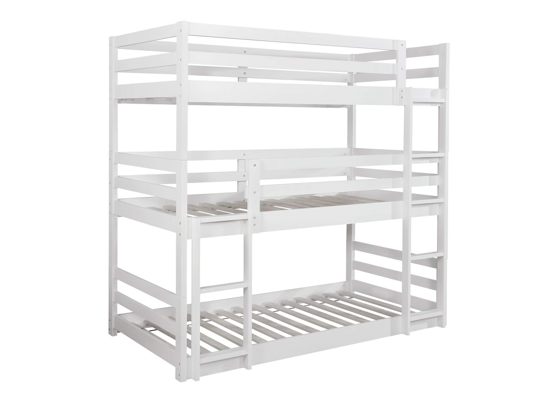 Lola Sandler White Three Bed Bunk Bed Brothers Fine Furniture