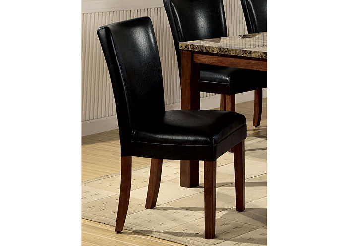 Black & Cherry Parson Chair (Set of 2),ABF Coaster Furniture