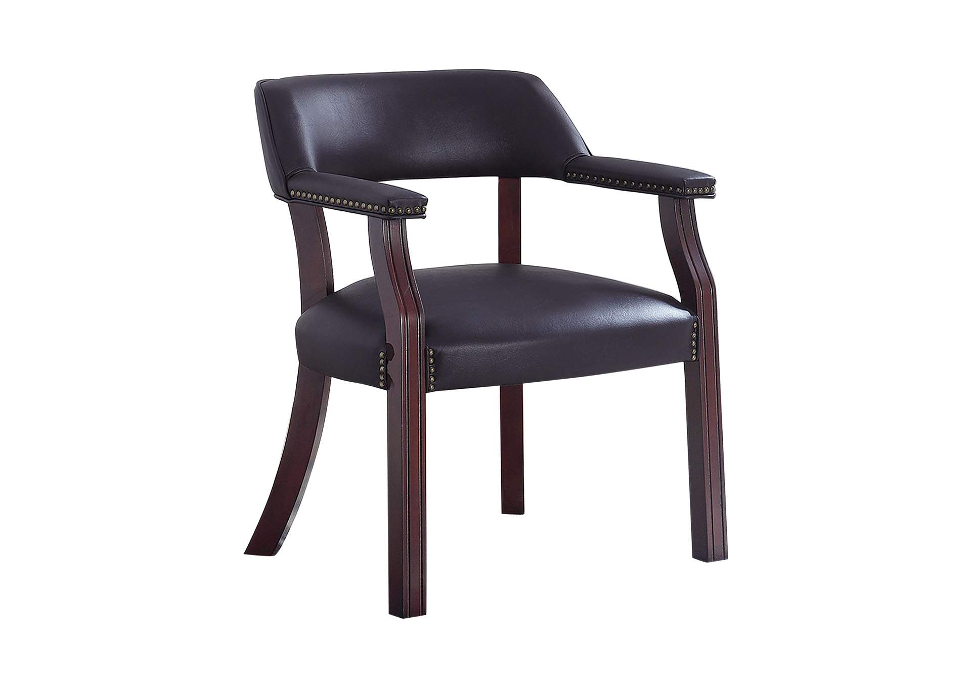 Blackcurrant Modern Burgundy Guest Chair,Coaster Furniture