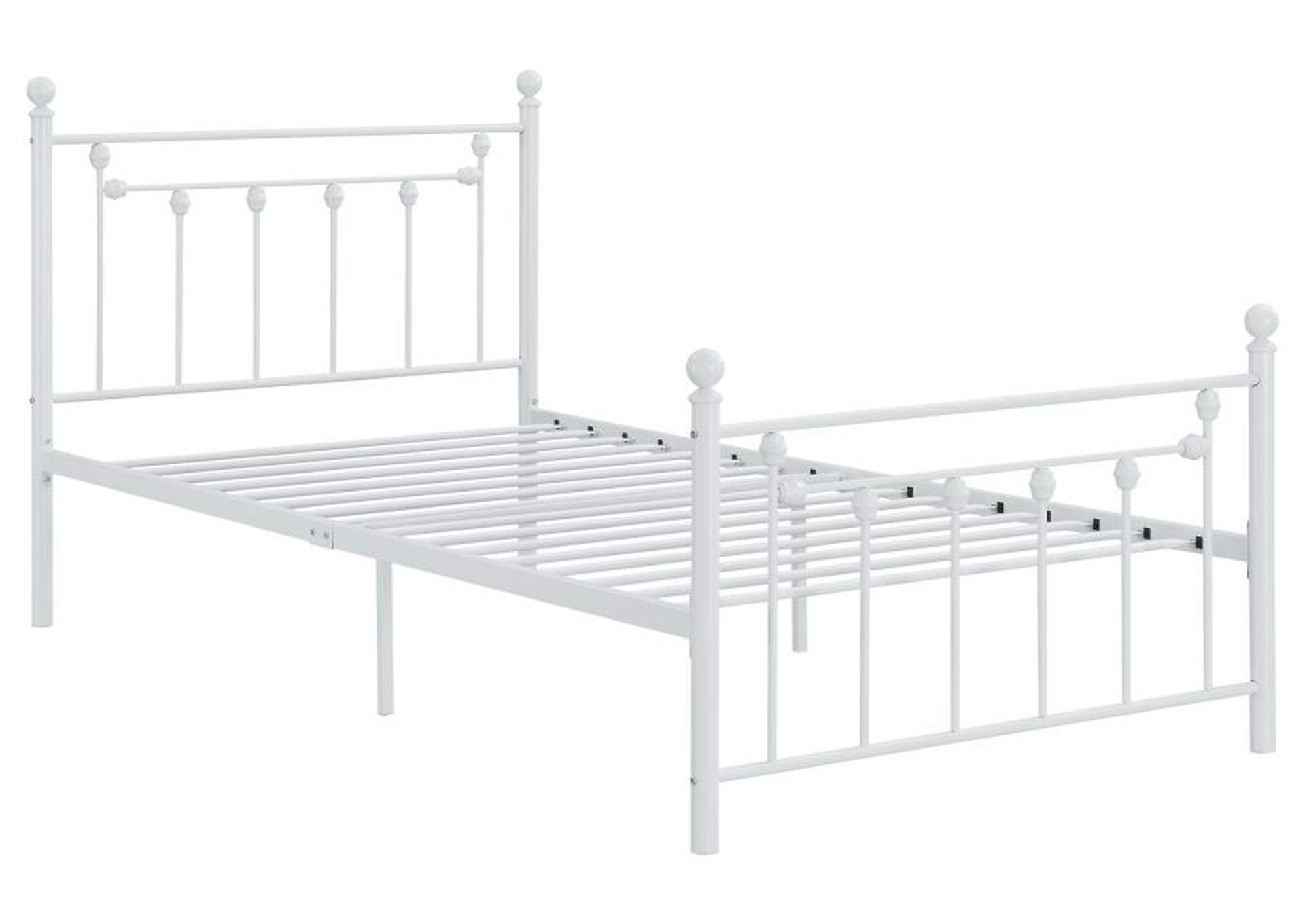 Canon Metal Slatted Headboard Platform Bed,Coaster Furniture