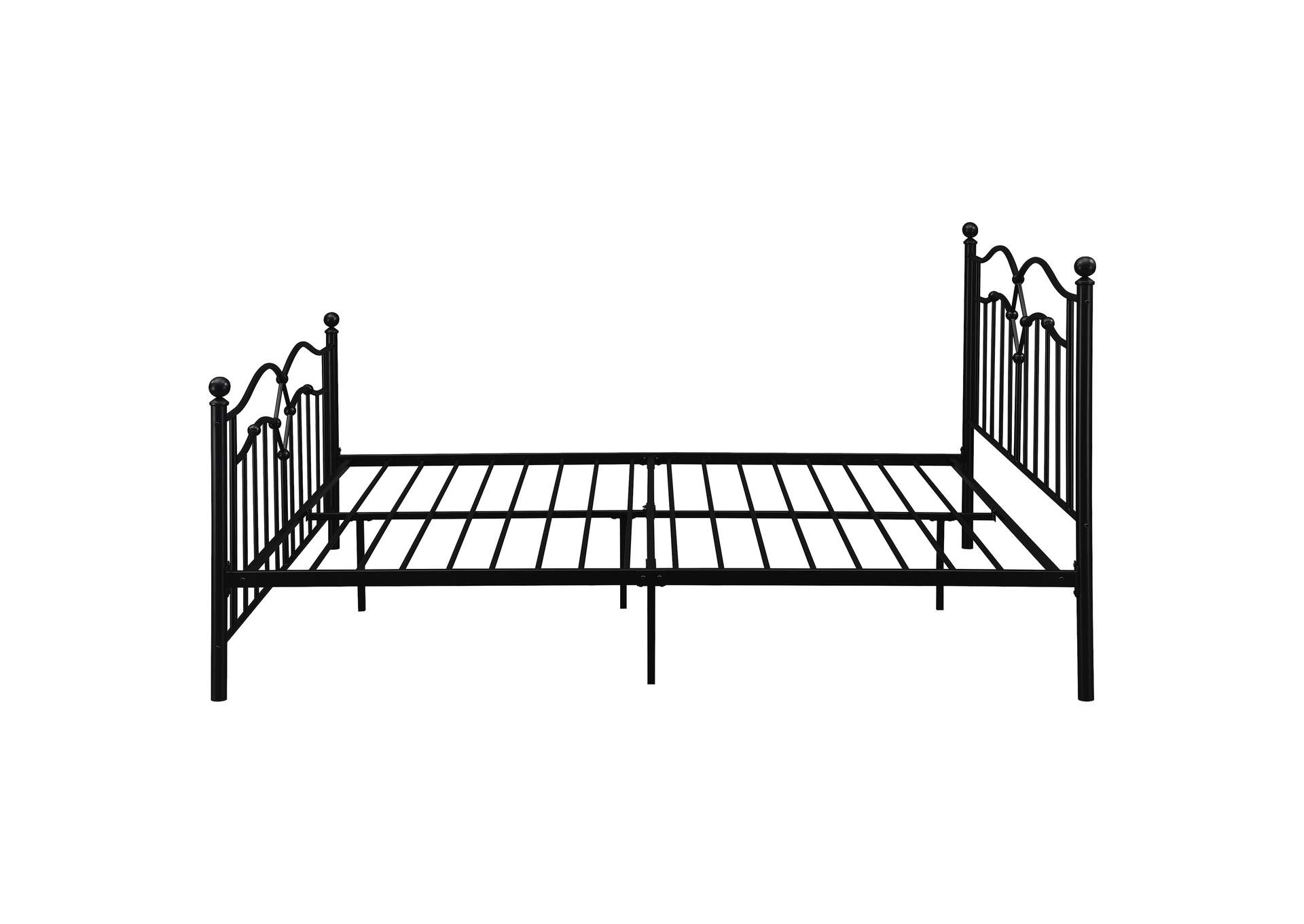 Klossen Metal Queen Bed Black,Coaster Furniture