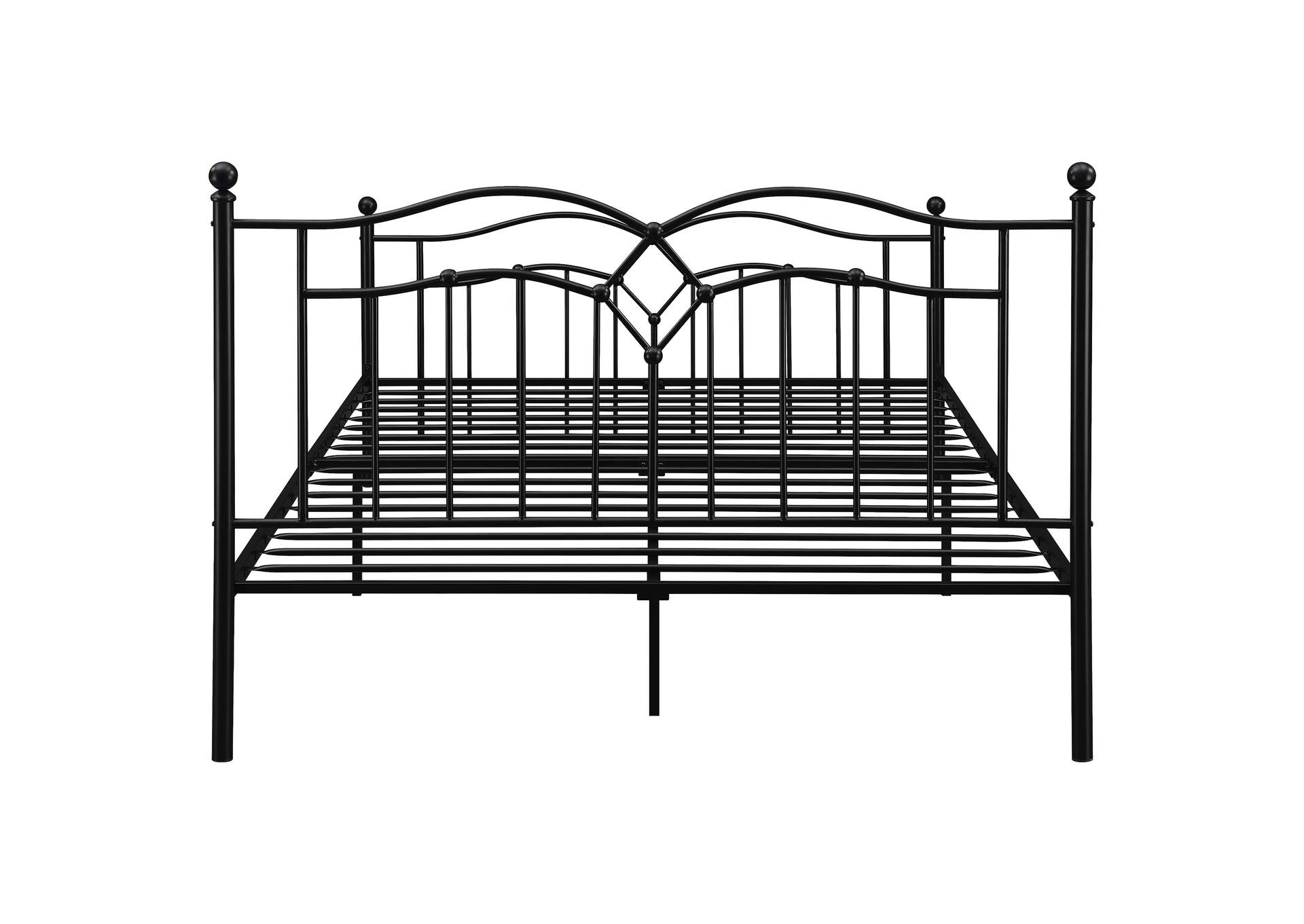 Klossen Metal Queen Bed Black,Coaster Furniture