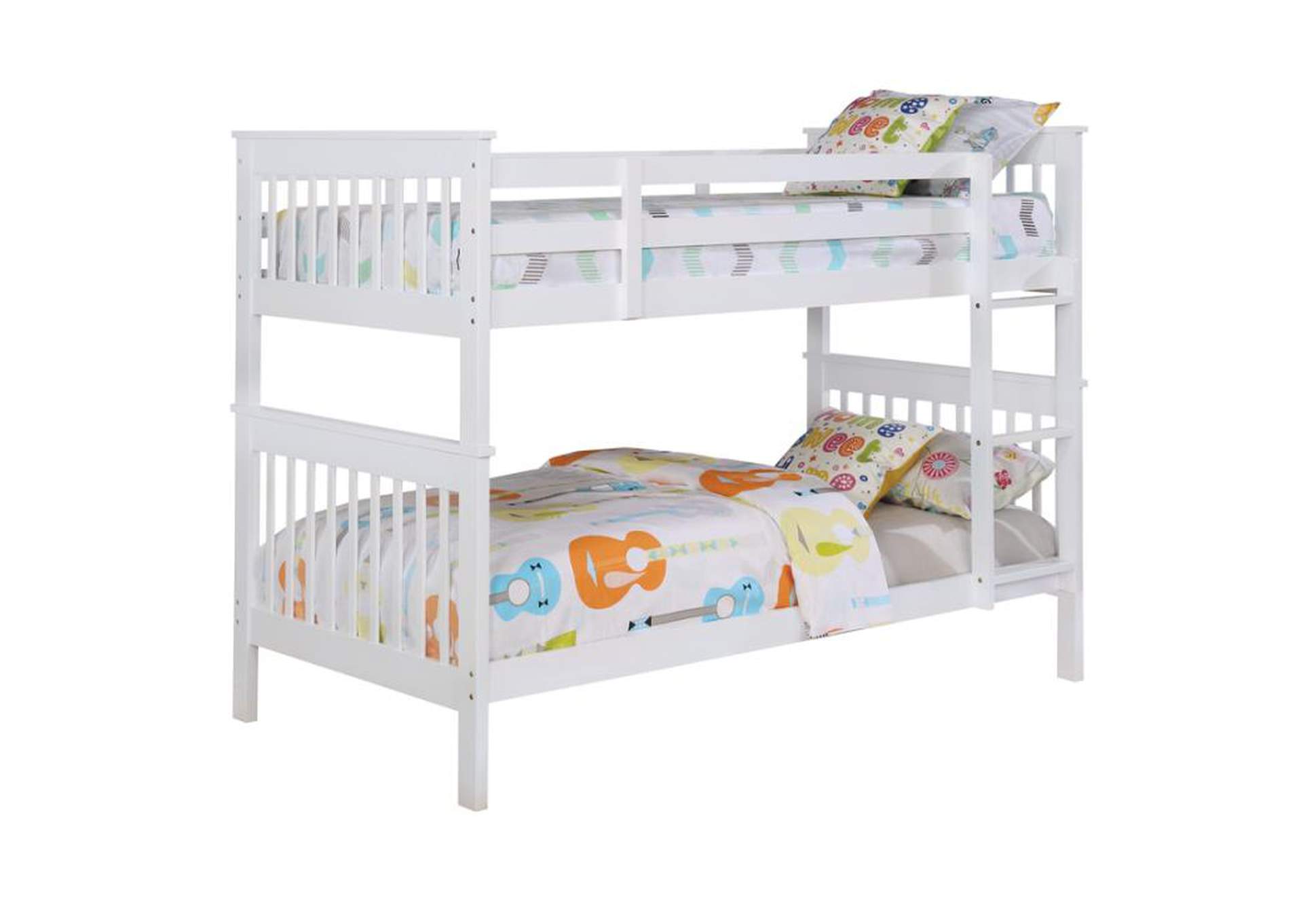 Chapman Twin over Twin Bunk Bed White,Coaster Furniture