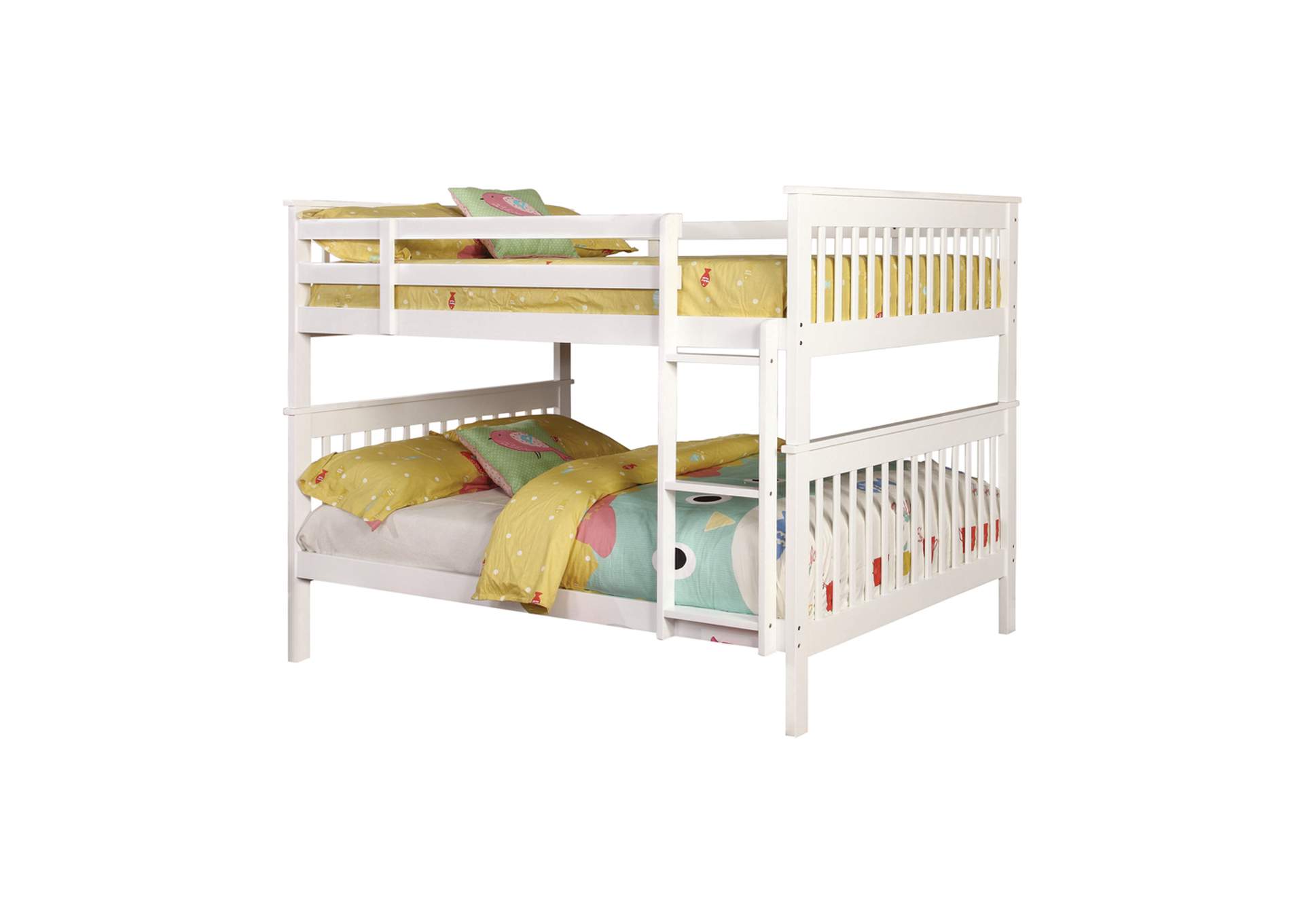 Chapman Full over Full Bunk Bed White,Coaster Furniture