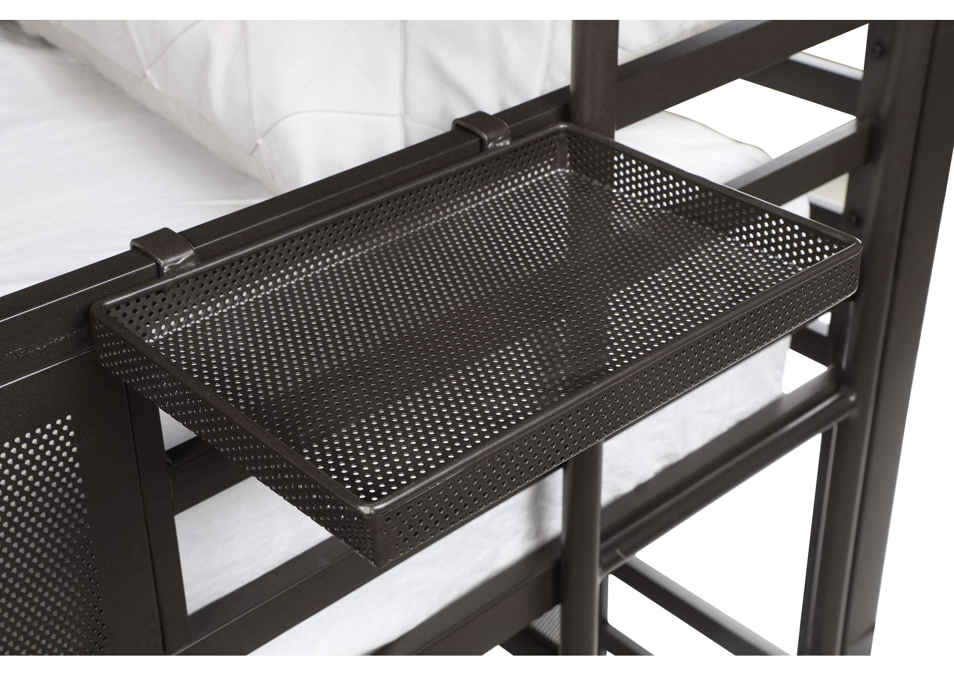 Rogen Twin Triple Bunk Bed Dark Bronze,Coaster Furniture