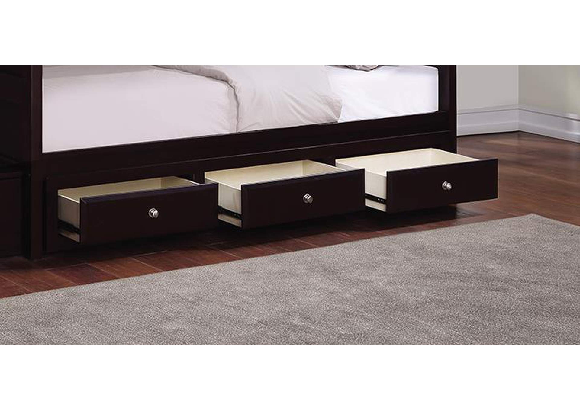Elliott 3 - drawer Under Bed Storage Cappuccino,Coaster Furniture