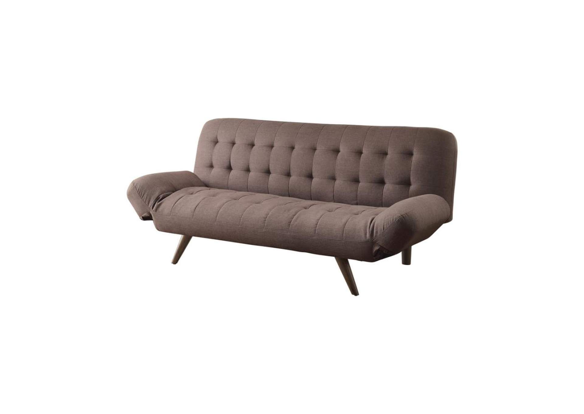 Janet Tufted Sofa Bed with Adjustable Armrest Milk Grey,Coaster Furniture