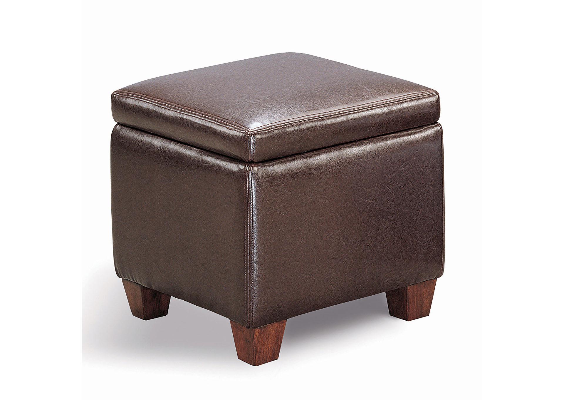 Taupe Causal Brown Storage Ottoman,Coaster Furniture