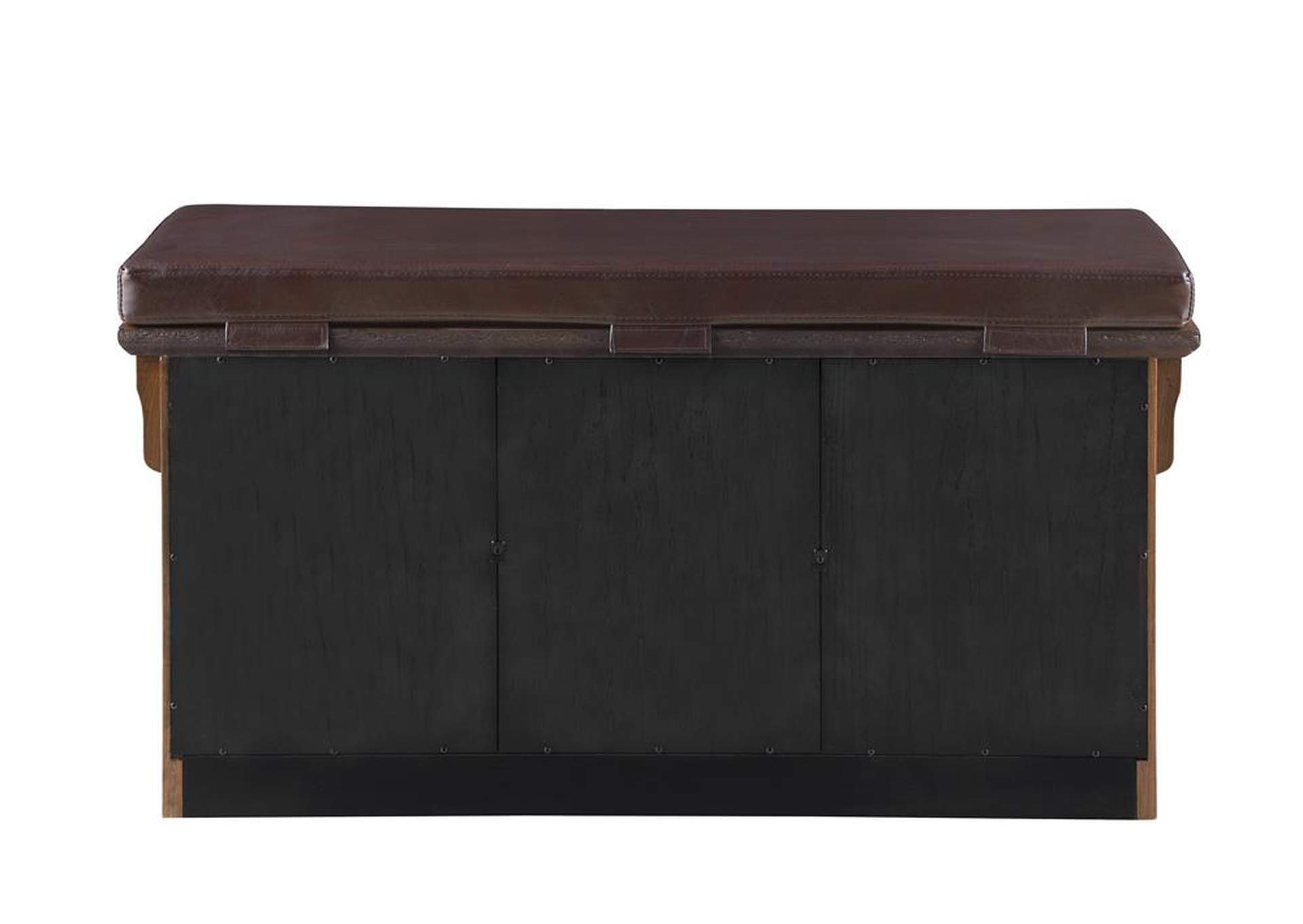 42" 3-drawer Storage Bench Brown,Coaster Furniture