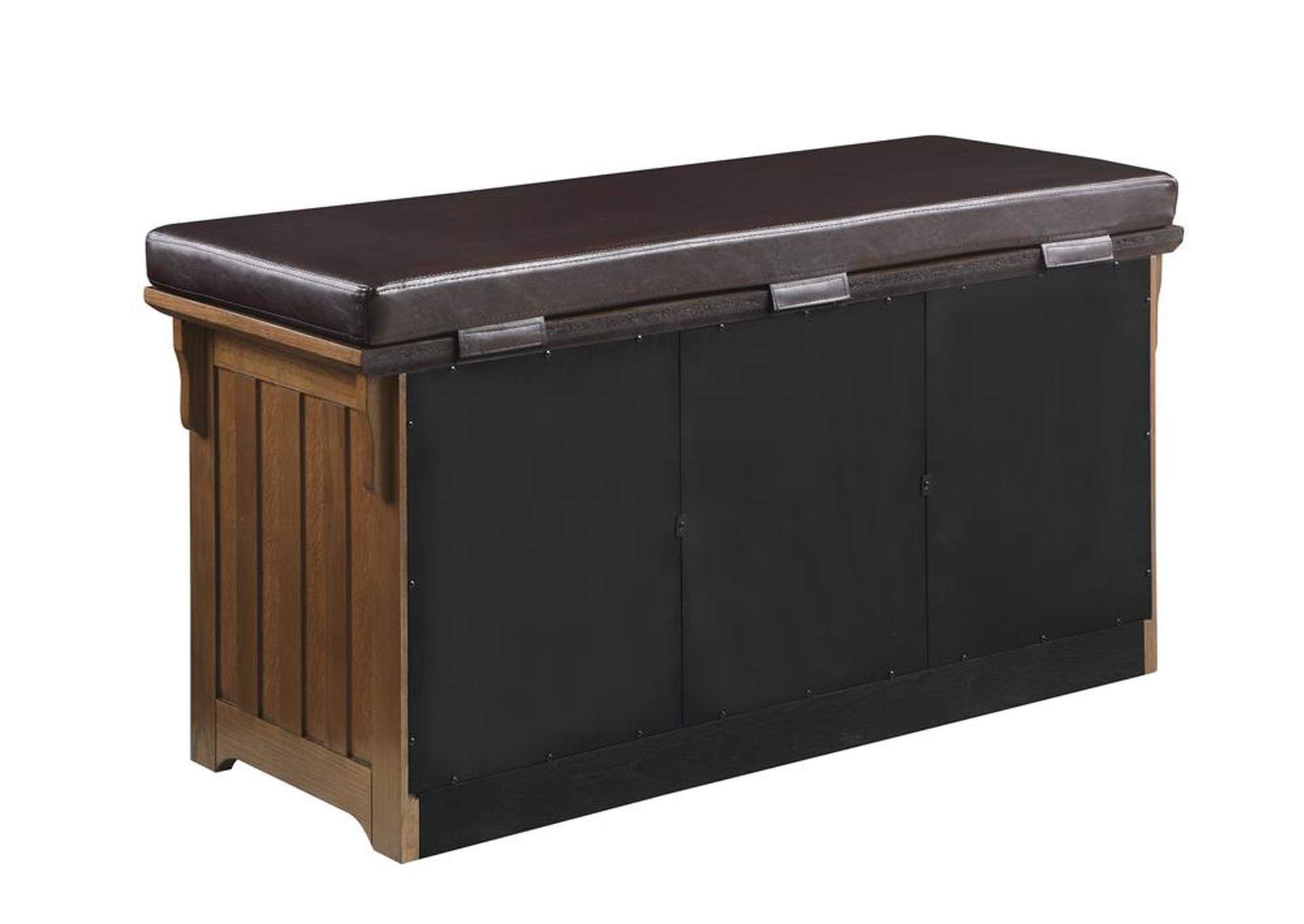 42" 3-drawer Storage Bench Brown,Coaster Furniture
