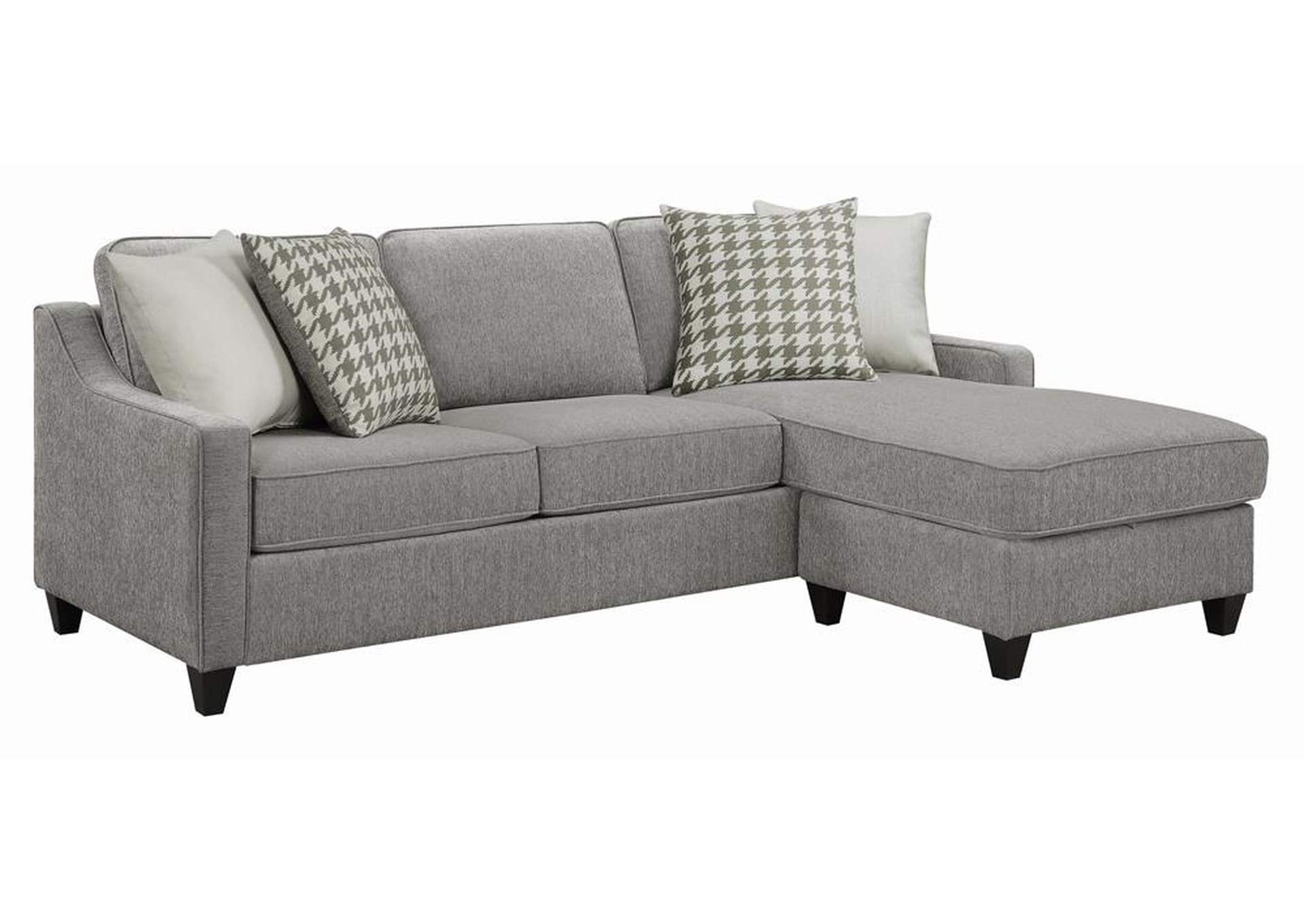 Charcoal Sectional,Coaster Furniture