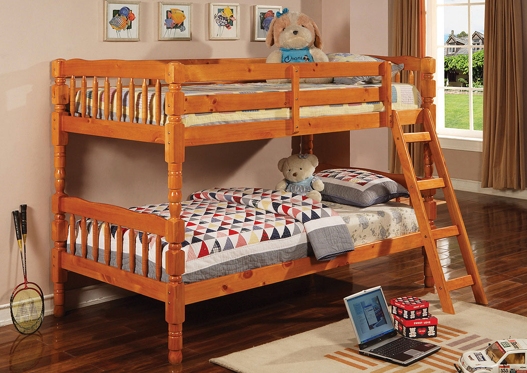 Twin/Twin Bunk Bed,ABF Coaster Furniture