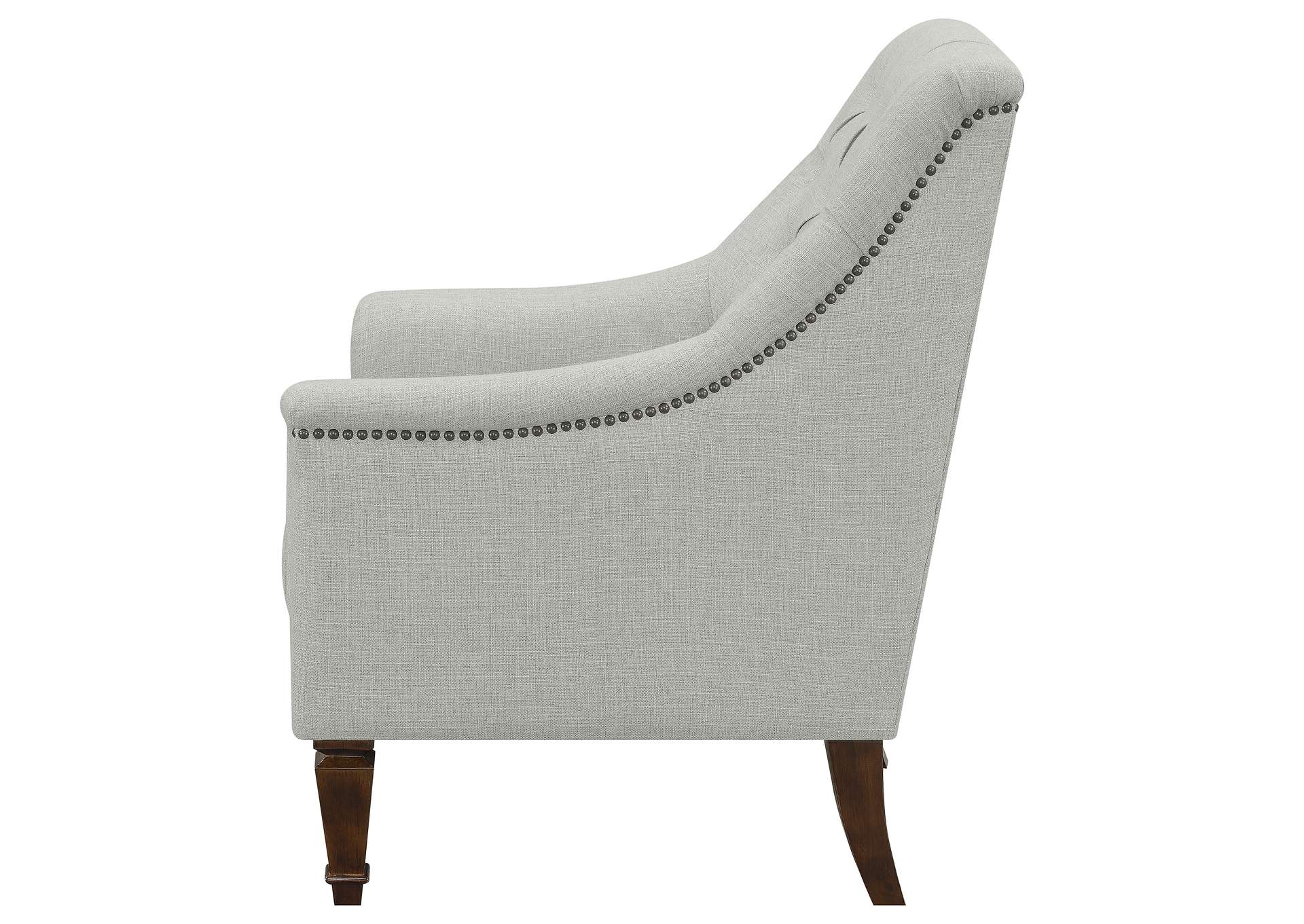 Avonlea Sloped Arm Upholstered Chair Grey,Coaster Furniture