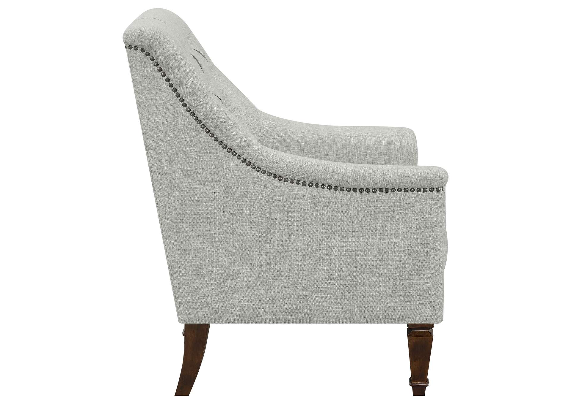 Avonlea Sloped Arm Upholstered Chair Grey,Coaster Furniture