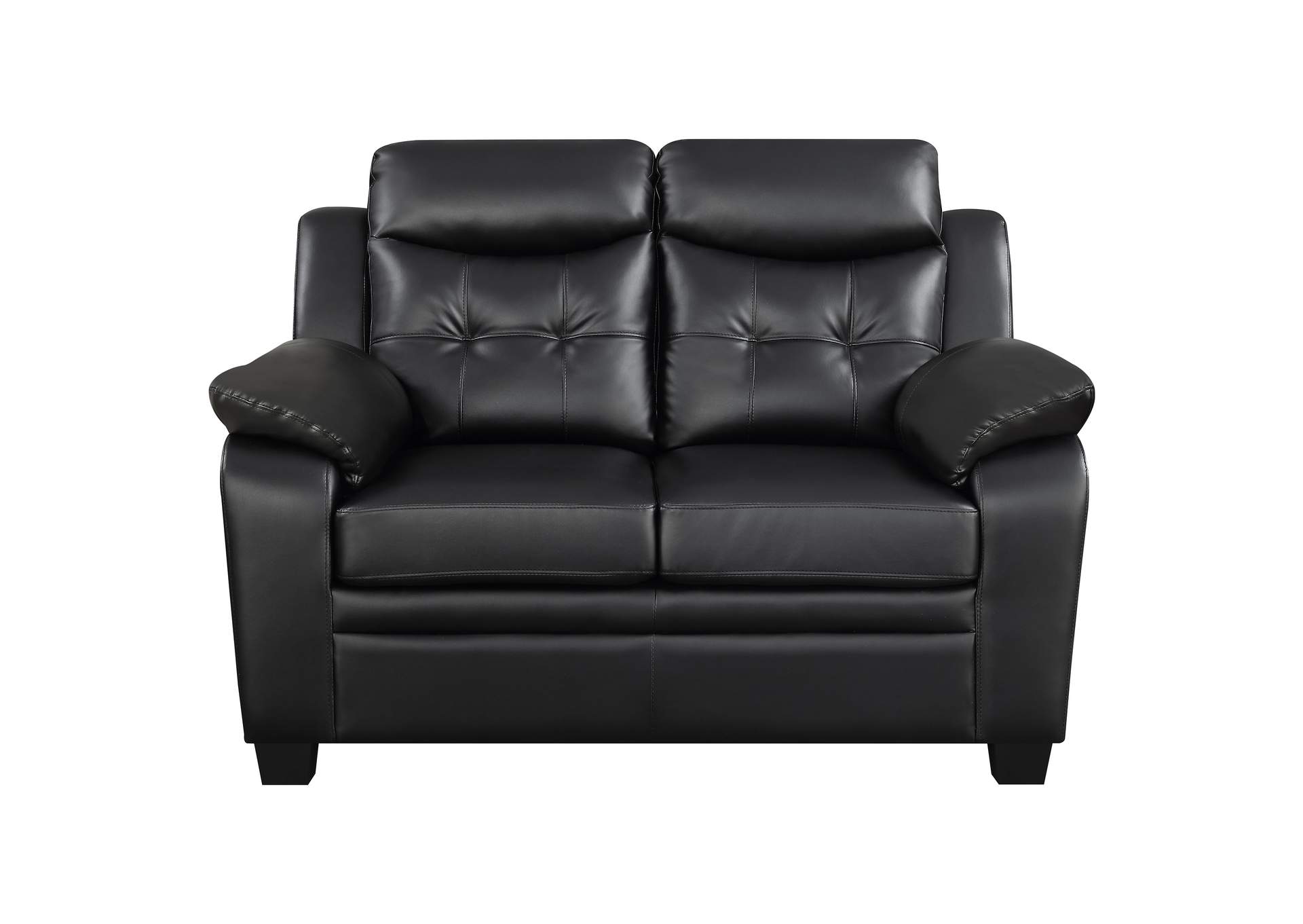 Finley Tufted Upholstered Loveseat Black,Coaster Furniture