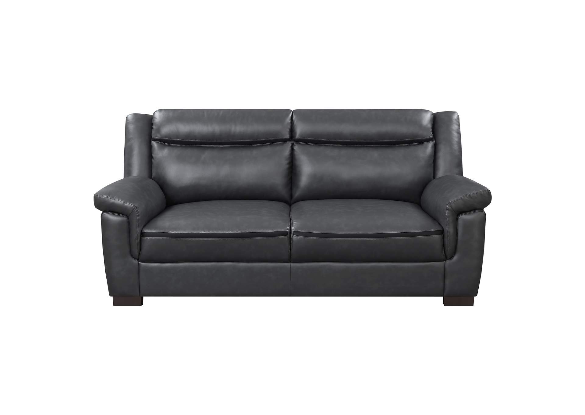 Arabella Pillow Top Upholstered Sofa Grey,Coaster Furniture