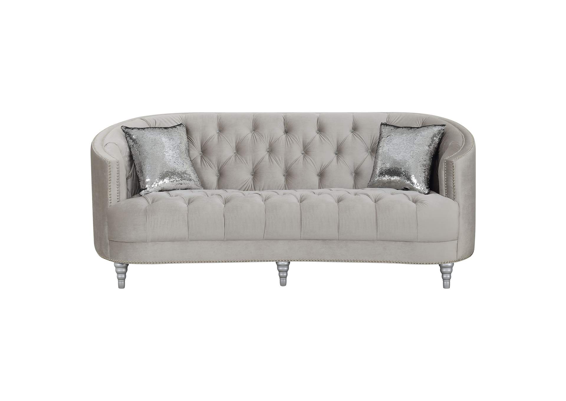 Avonlea 2-piece Tufted Living Room Set Grey,Coaster Furniture