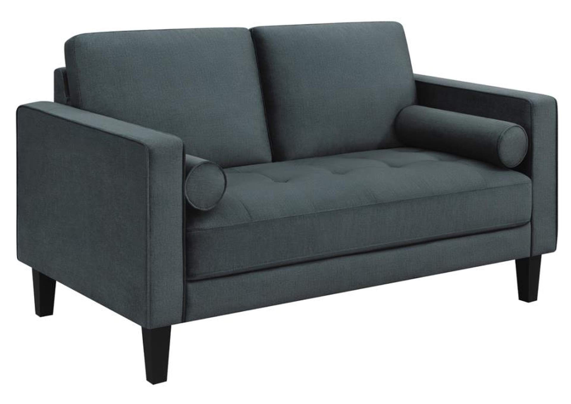 Gulfdale 2-Piece Cushion Back Upholstered Living Room Set Dark Teal,Coaster Furniture