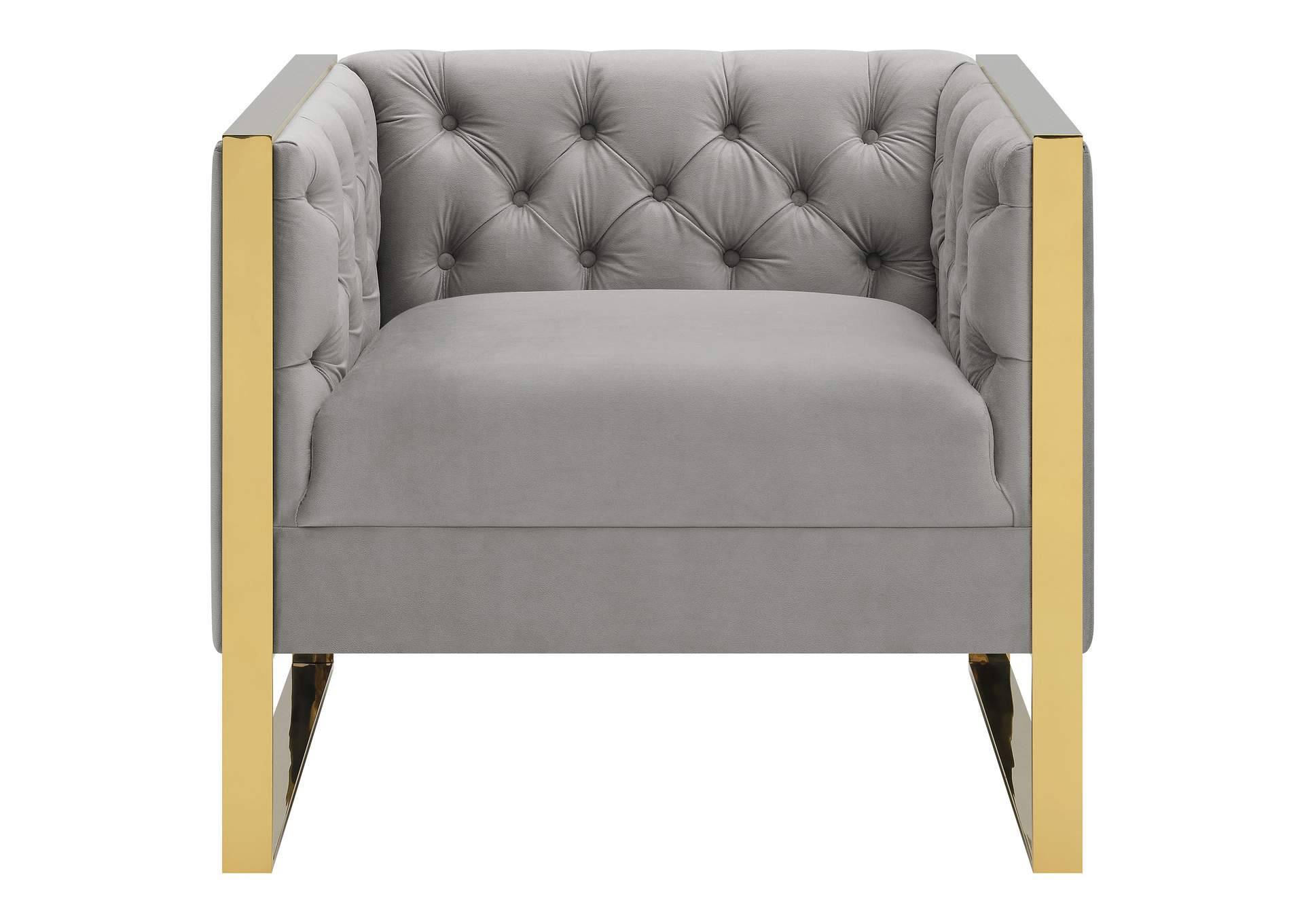 Eastbrook Tufted Back Chair Grey,Coaster Furniture