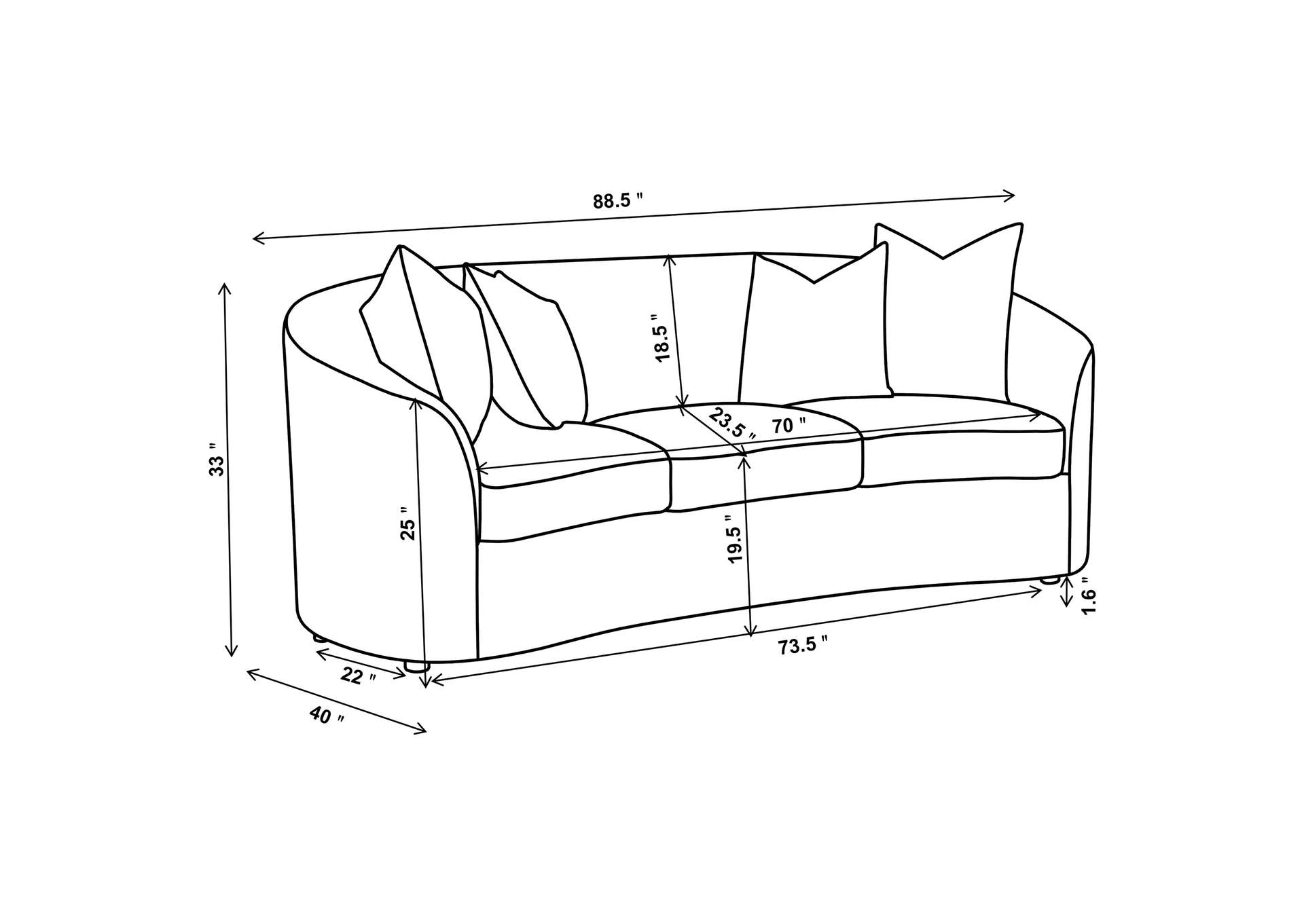 Rainn 2-piece Upholstered Tight Back Living Room Set Latte,Coaster Furniture