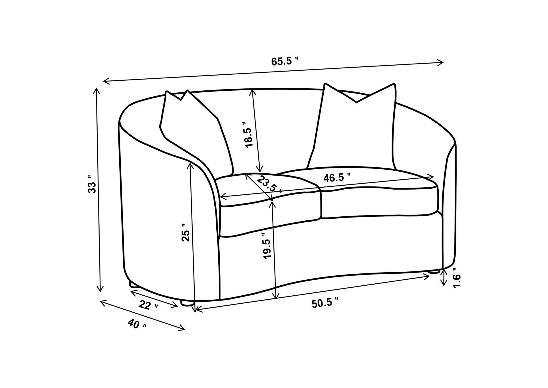 Rainn Upholstered Tight Back Loveseat Latte,Coaster Furniture