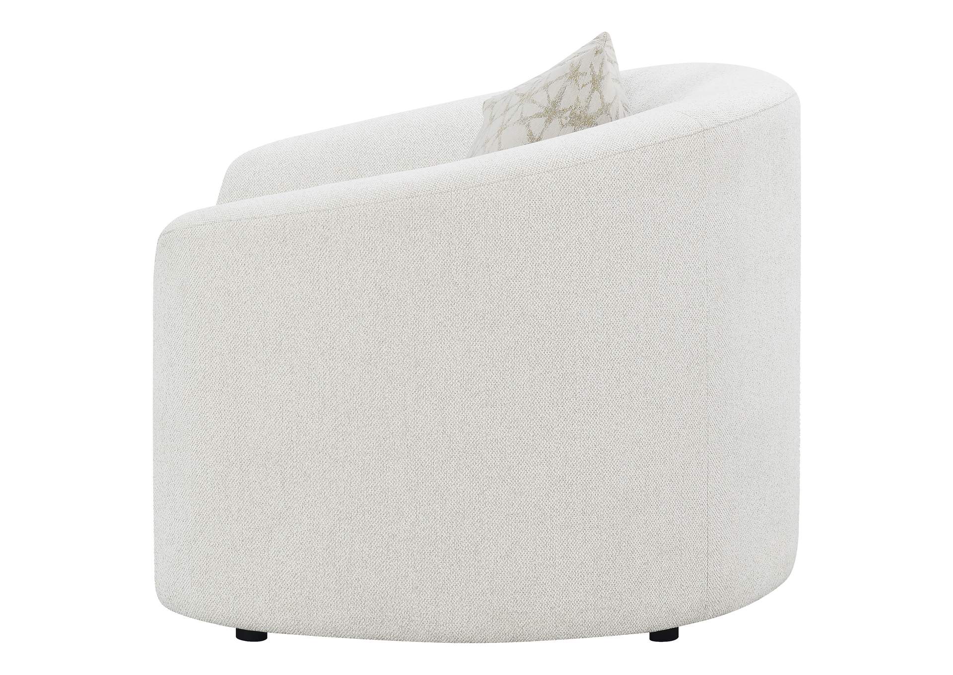 Rainn Upholstered Tight Back Chair Latte,Coaster Furniture