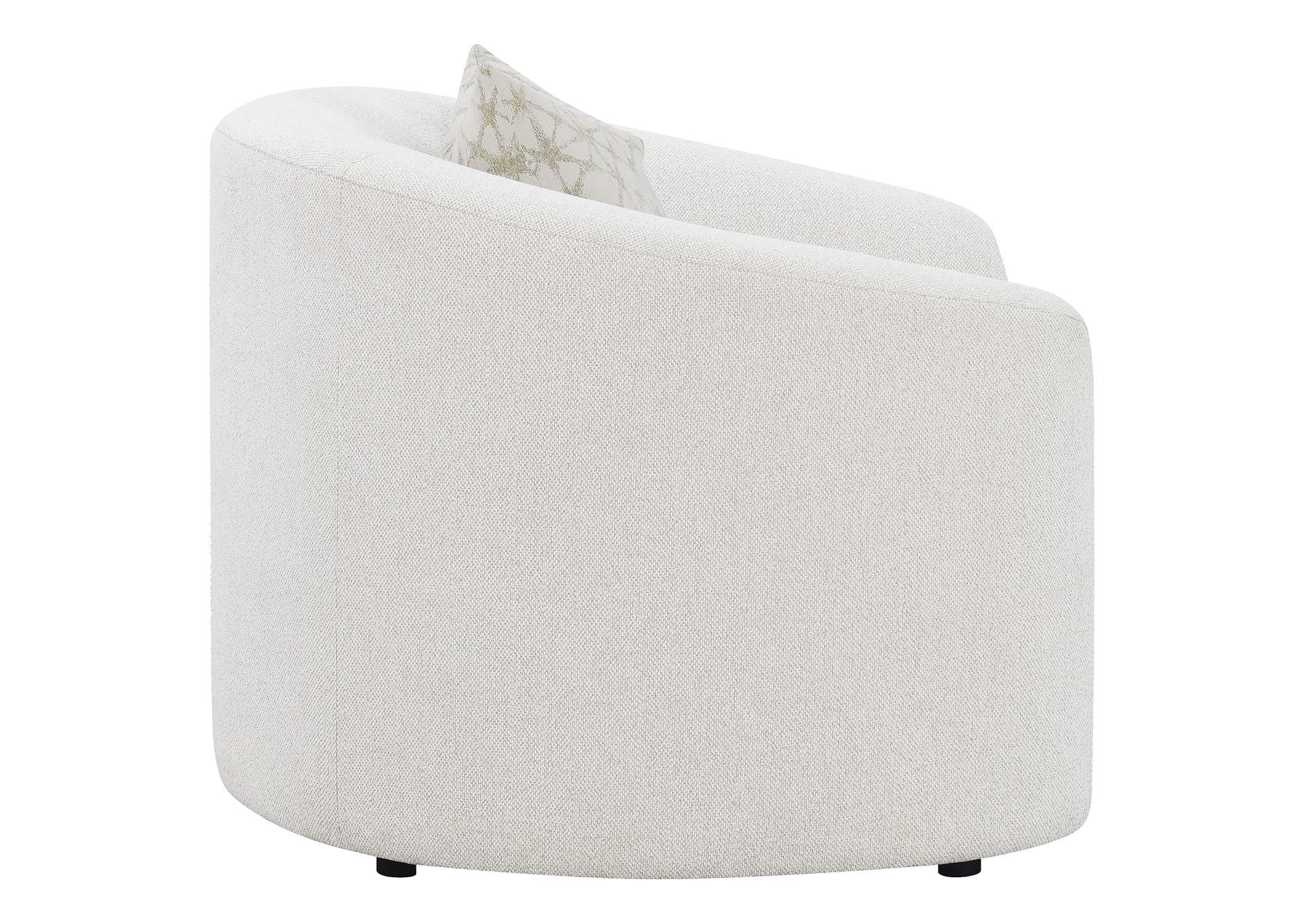 Rainn Upholstered Tight Back Chair Latte,Coaster Furniture