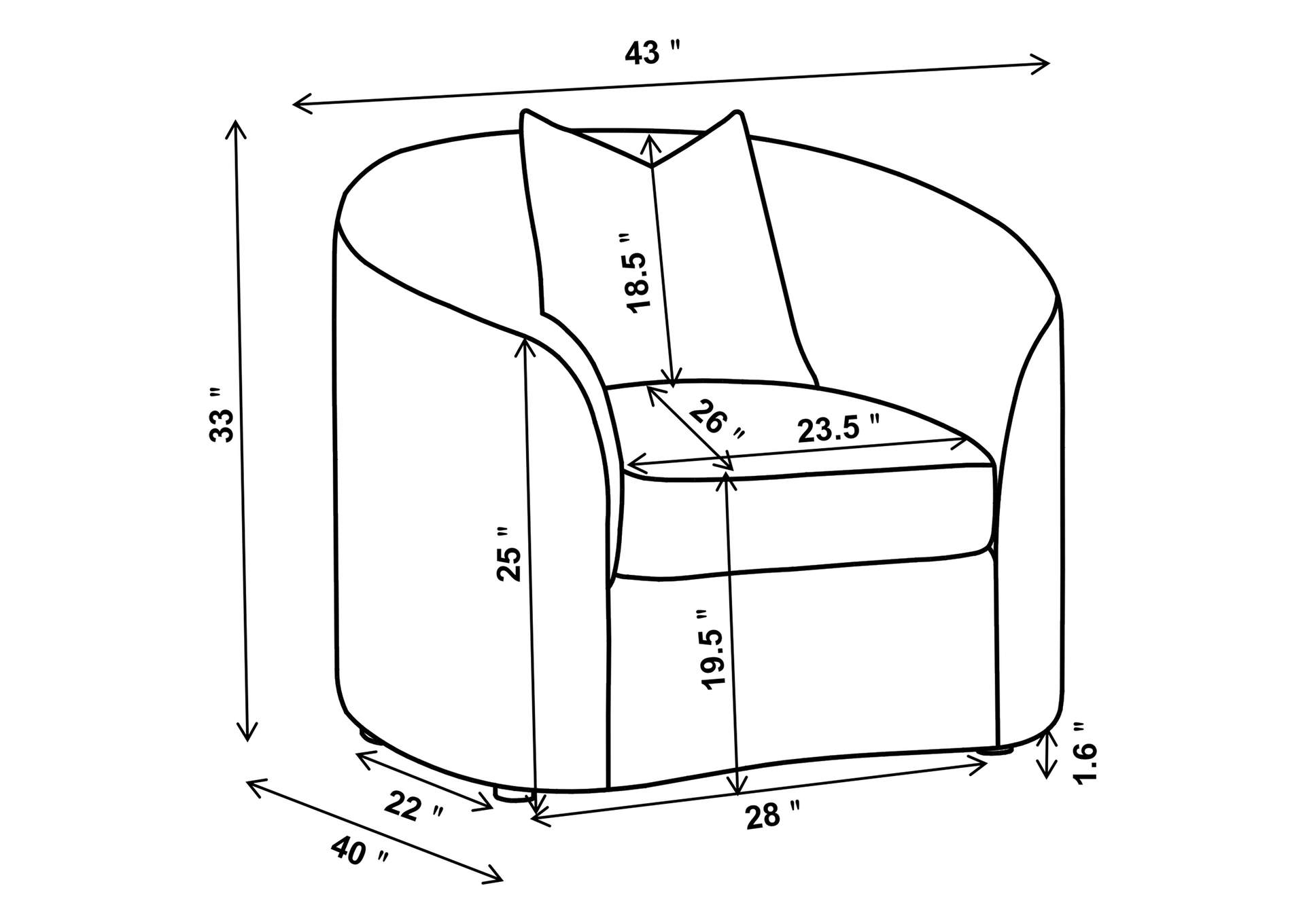 Rainn Upholstered Tight Back Chair Latte,Coaster Furniture