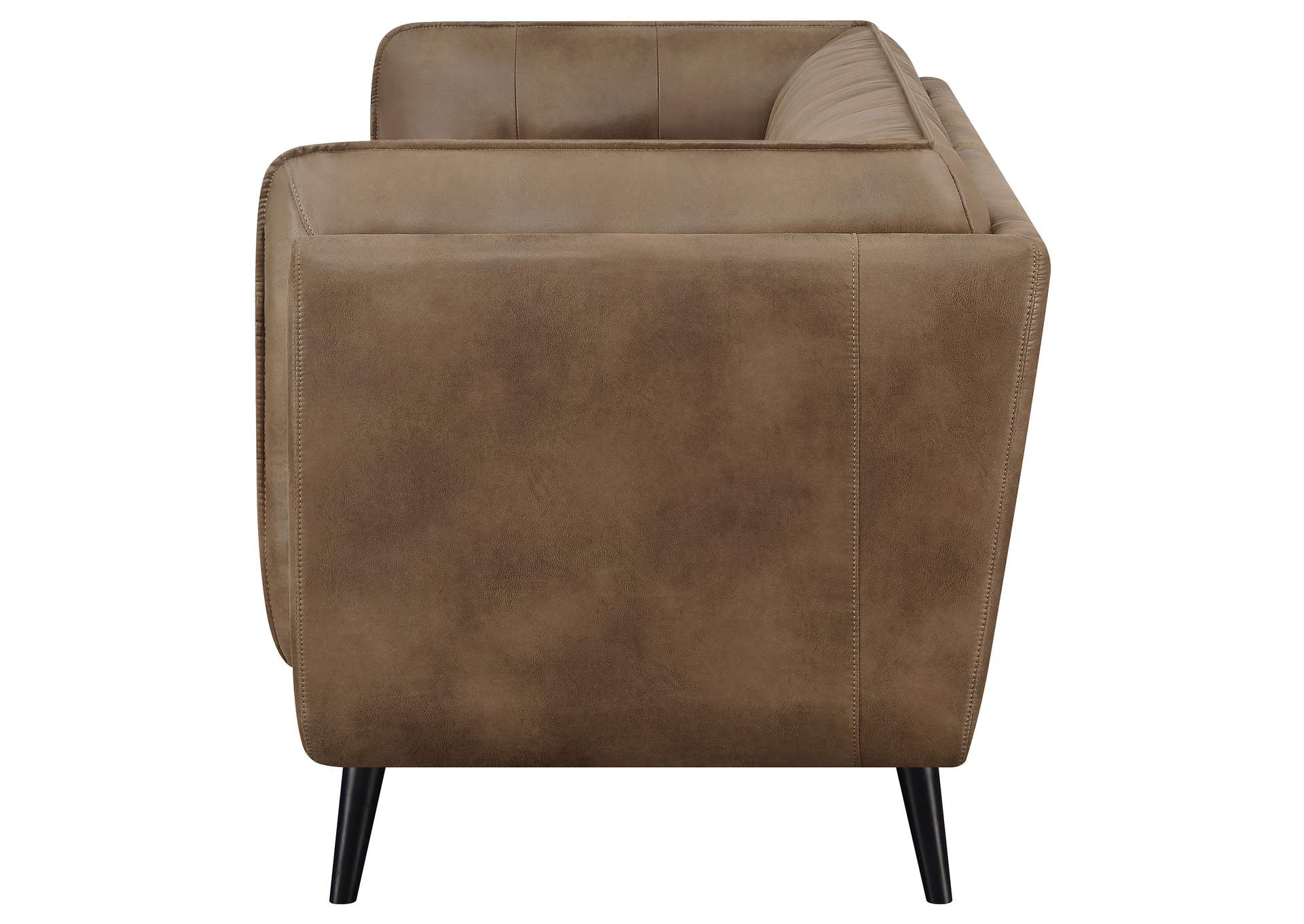 Thatcher Upholstered Button Tufted Sofa Brown,Coaster Furniture