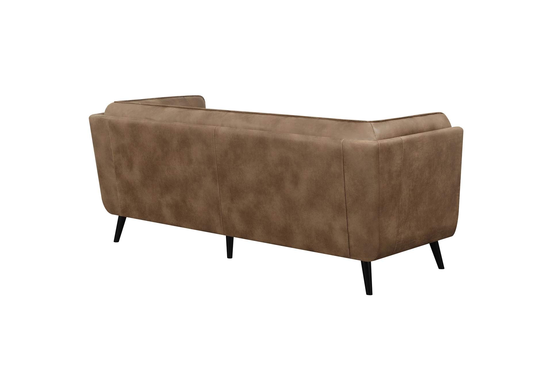 Thatcher Upholstered Button Tufted Sofa Brown,Coaster Furniture