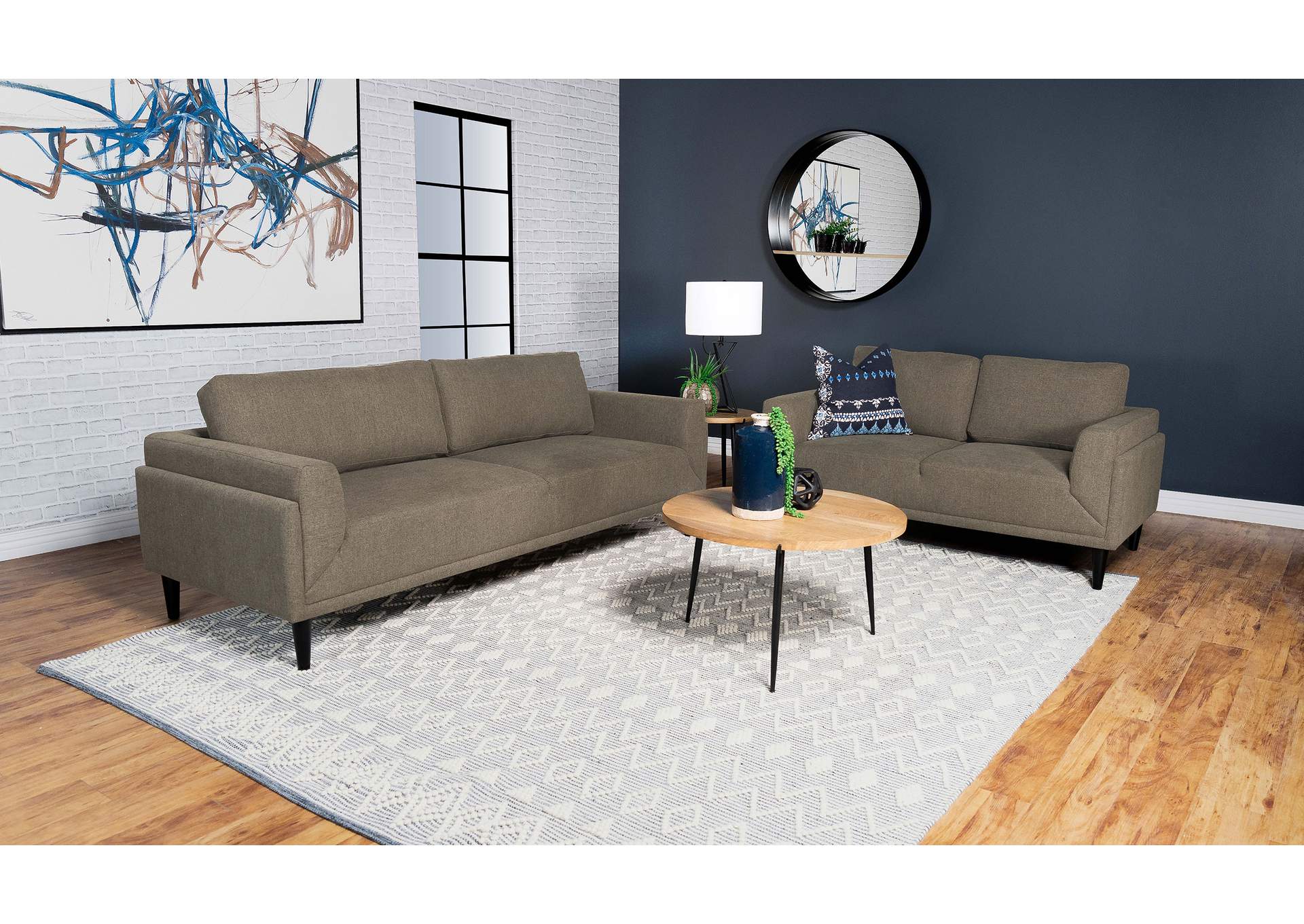 2 PC (SOFA + LOVESEAT),Coaster Furniture