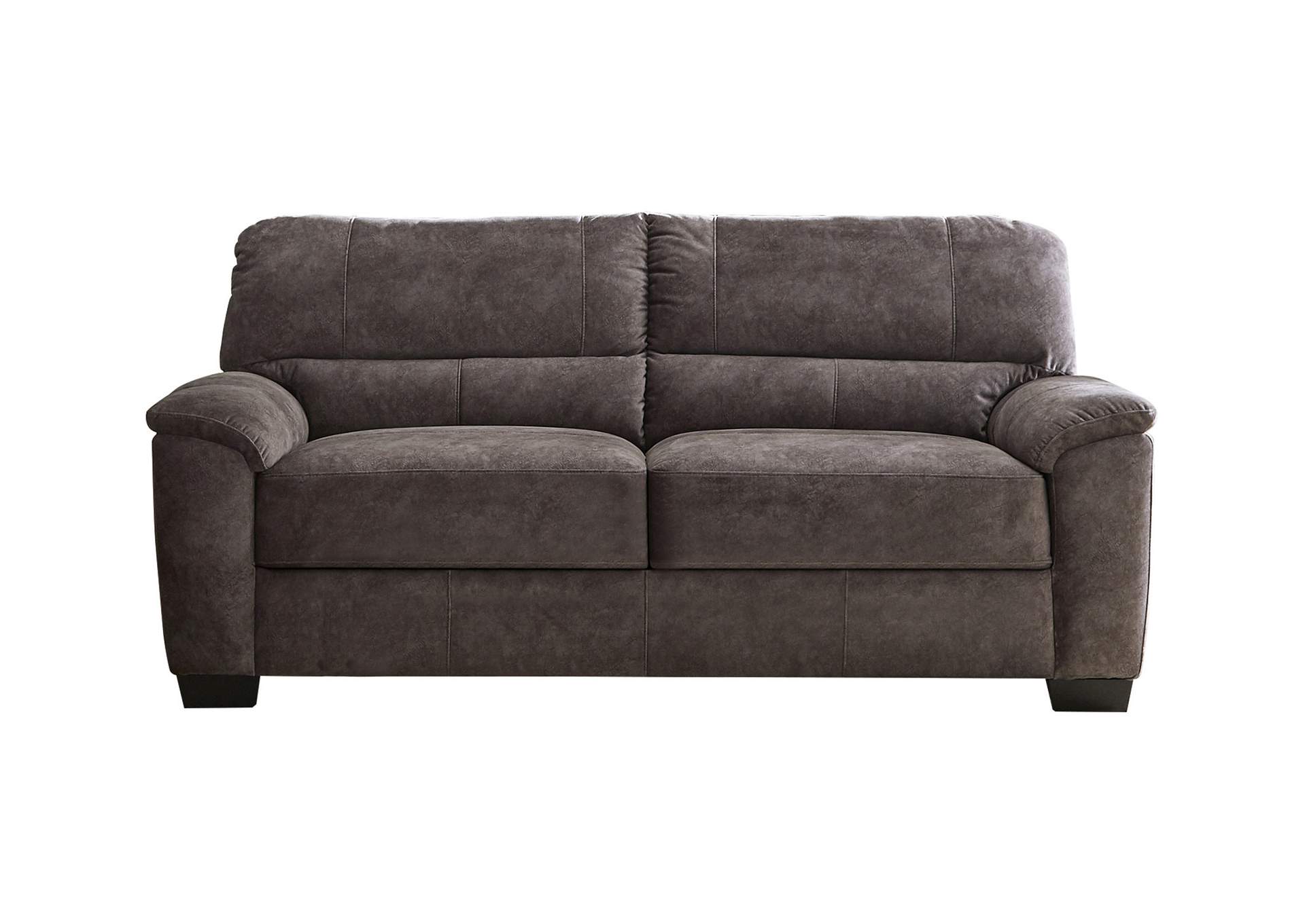 Hartsook Upholstered Pillow Top Arm Sofa Charcoal Grey,Coaster Furniture